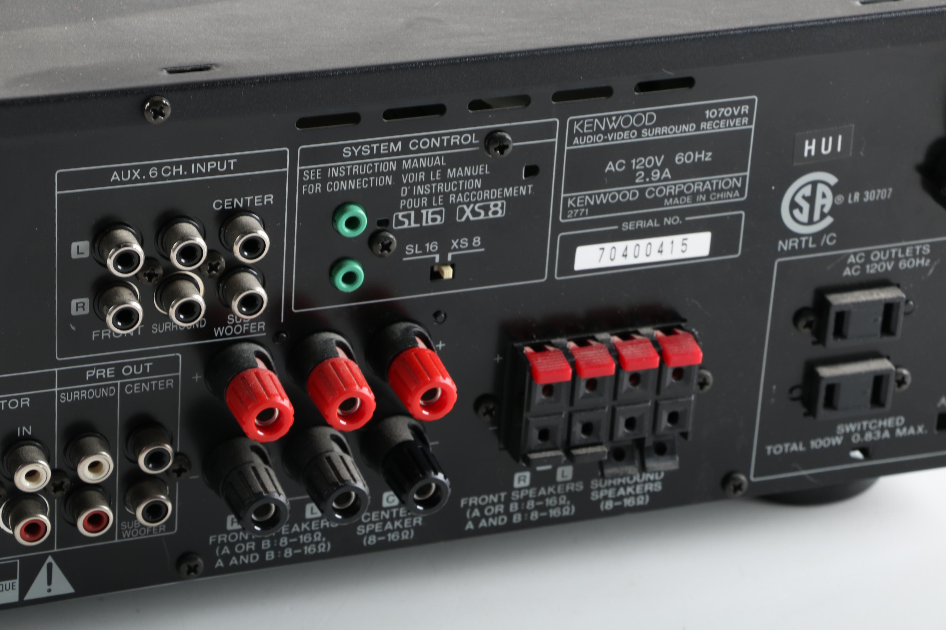 Kenwood Audio-Video Surround Receiver