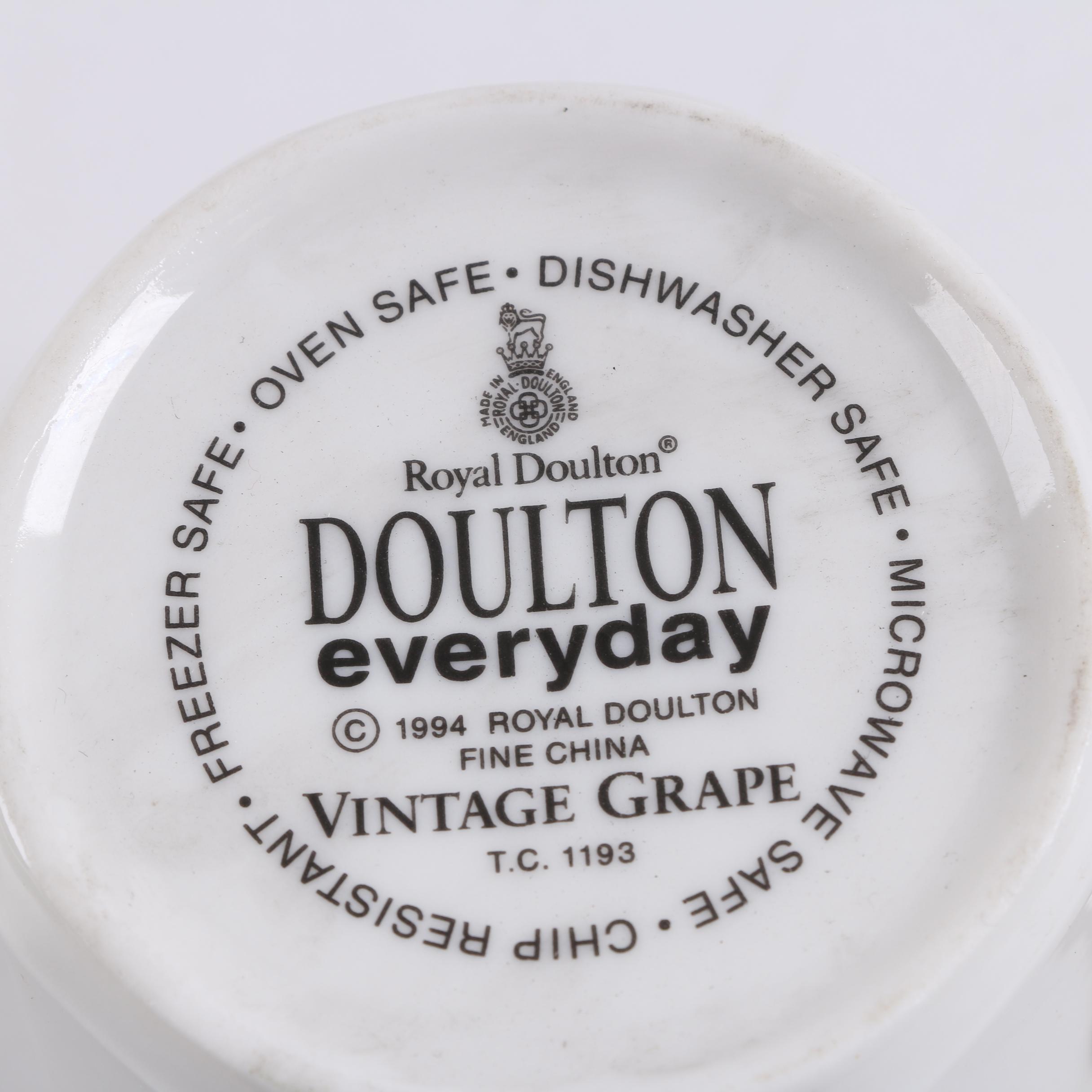 Royal Doulton "Vintage Grape" Dinnerware