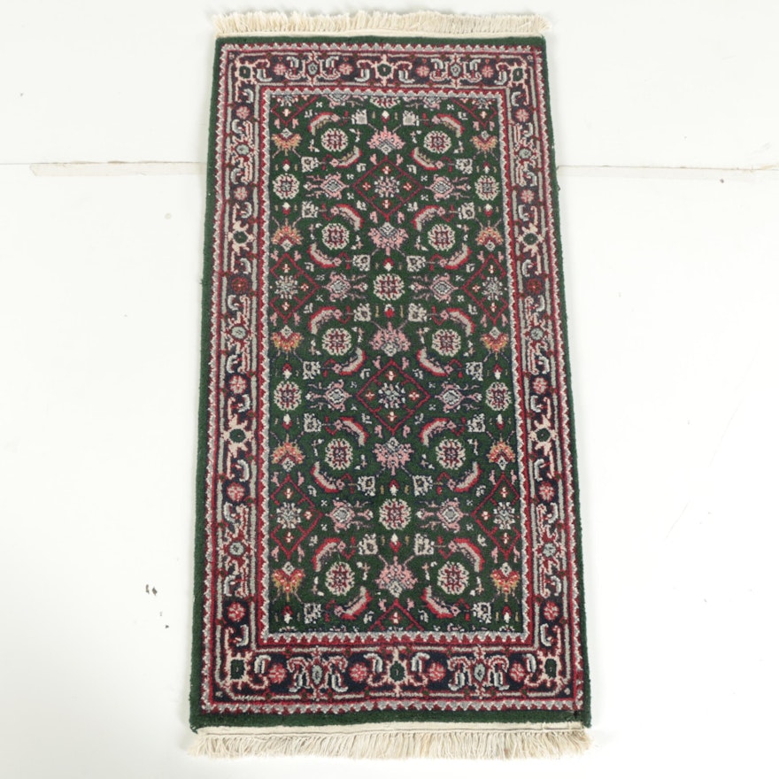 Hand-Knotted Indo-Bijar Accent Rug