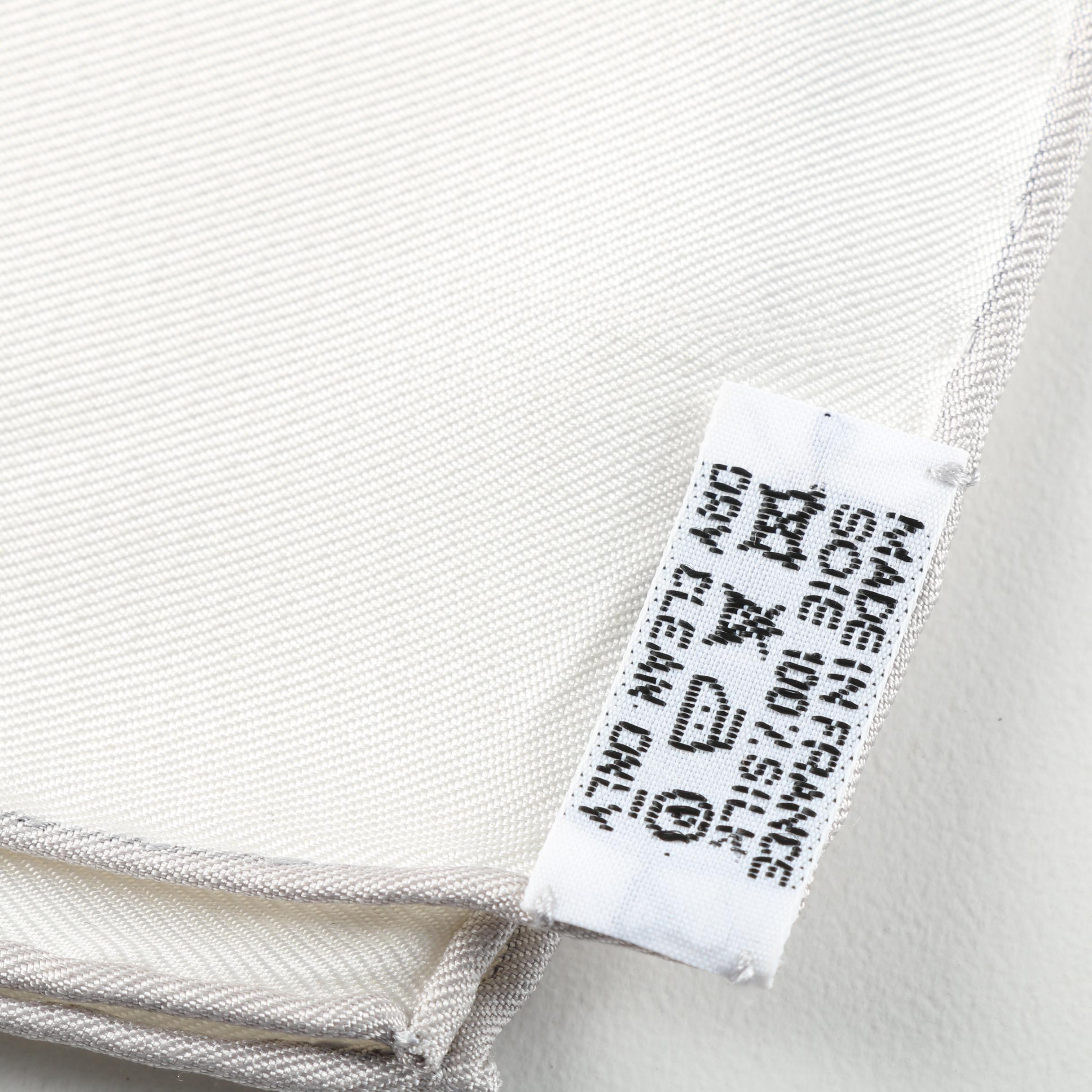 Hermès of Paris "Les Boxes" Silk Scarf