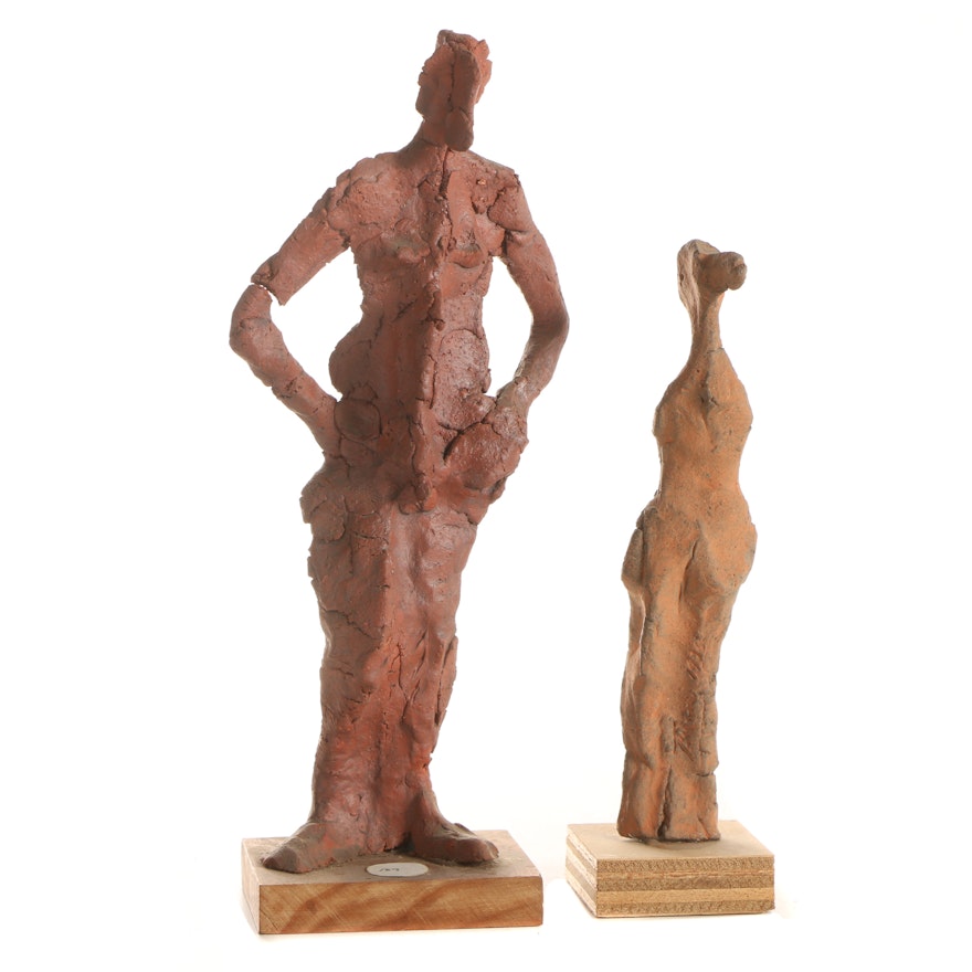 John Tuska Stoneware Studio Sculptures
