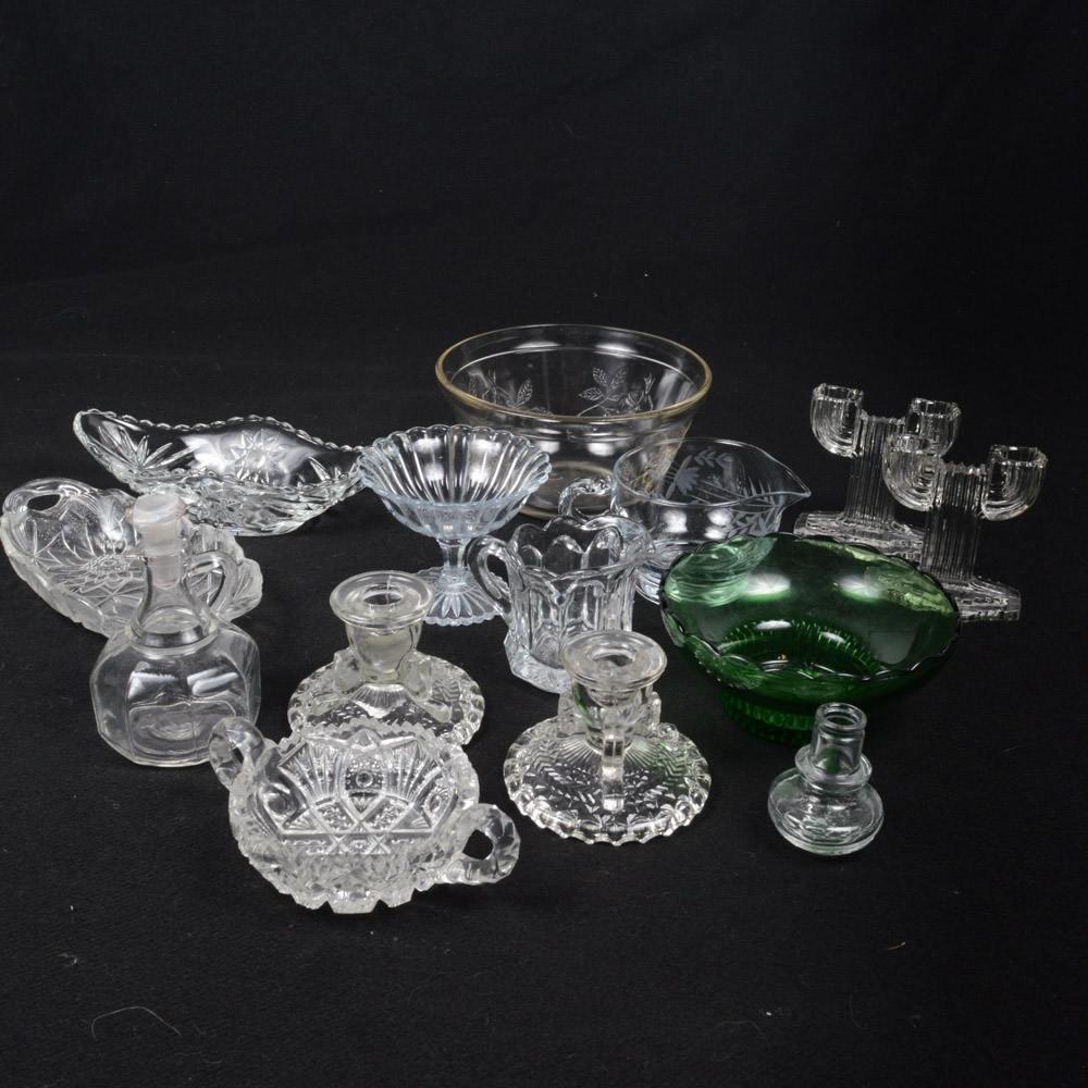 Eclectic Glassware Assortment