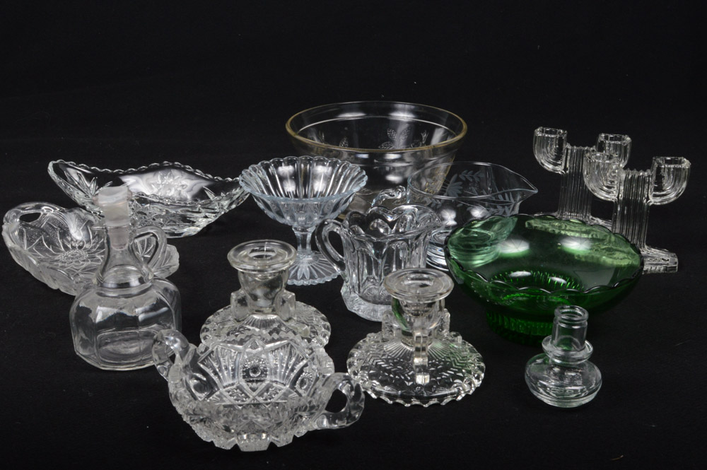 Eclectic Glassware Assortment