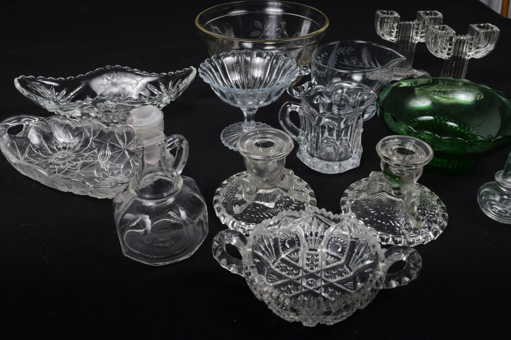 Eclectic Glassware Assortment