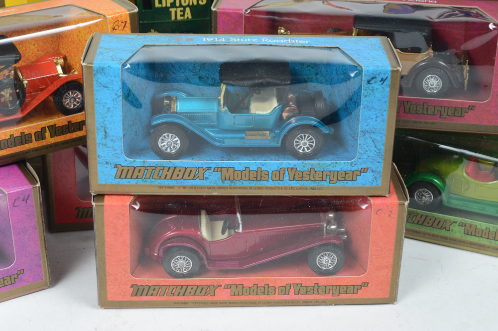 Vintage Matchbox "Models of Yesteryear" Diecast Cars