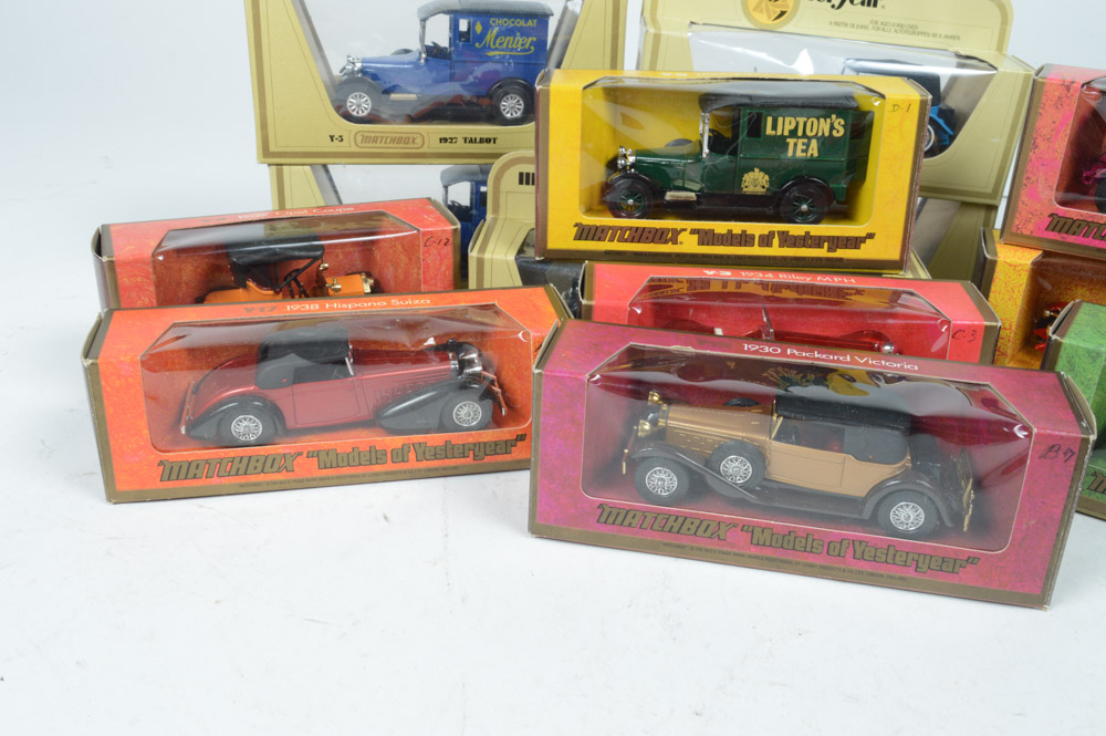 Vintage Matchbox "Models of Yesteryear" Diecast Cars