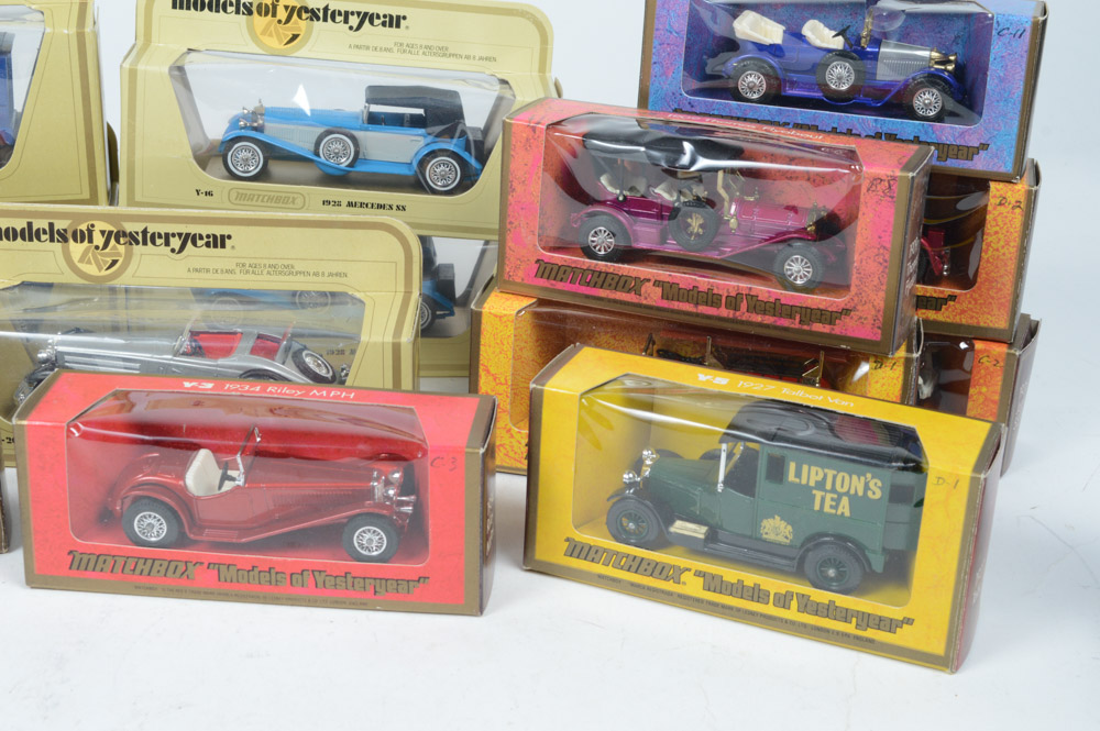 Vintage Matchbox "Models of Yesteryear" Diecast Cars