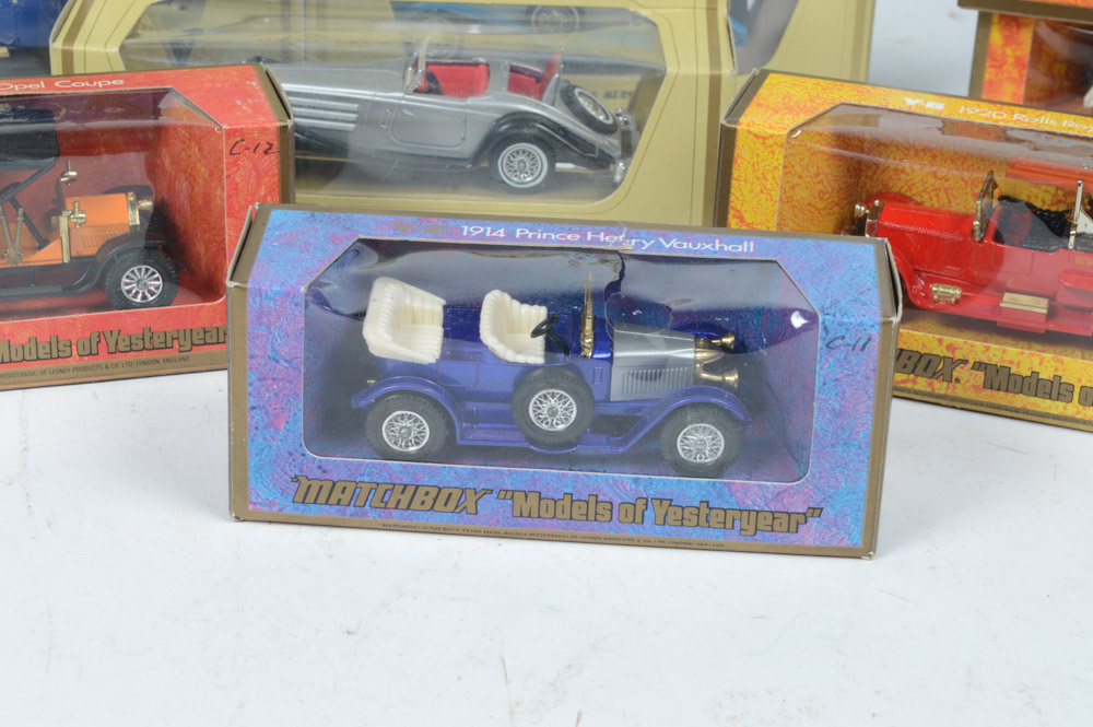 Vintage Matchbox "Models of Yesteryear" Diecast Cars
