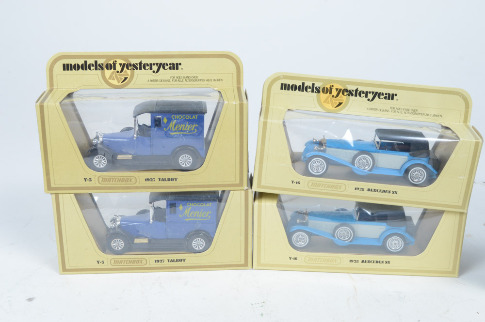 Vintage Matchbox "Models of Yesteryear" Diecast Cars