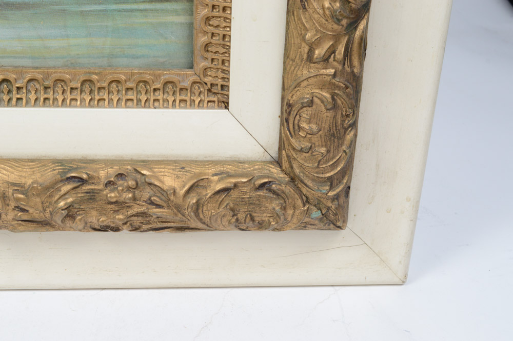 Vintage Offset Lithograph of Stern Wheel Paddle Boat "Homer Smith"