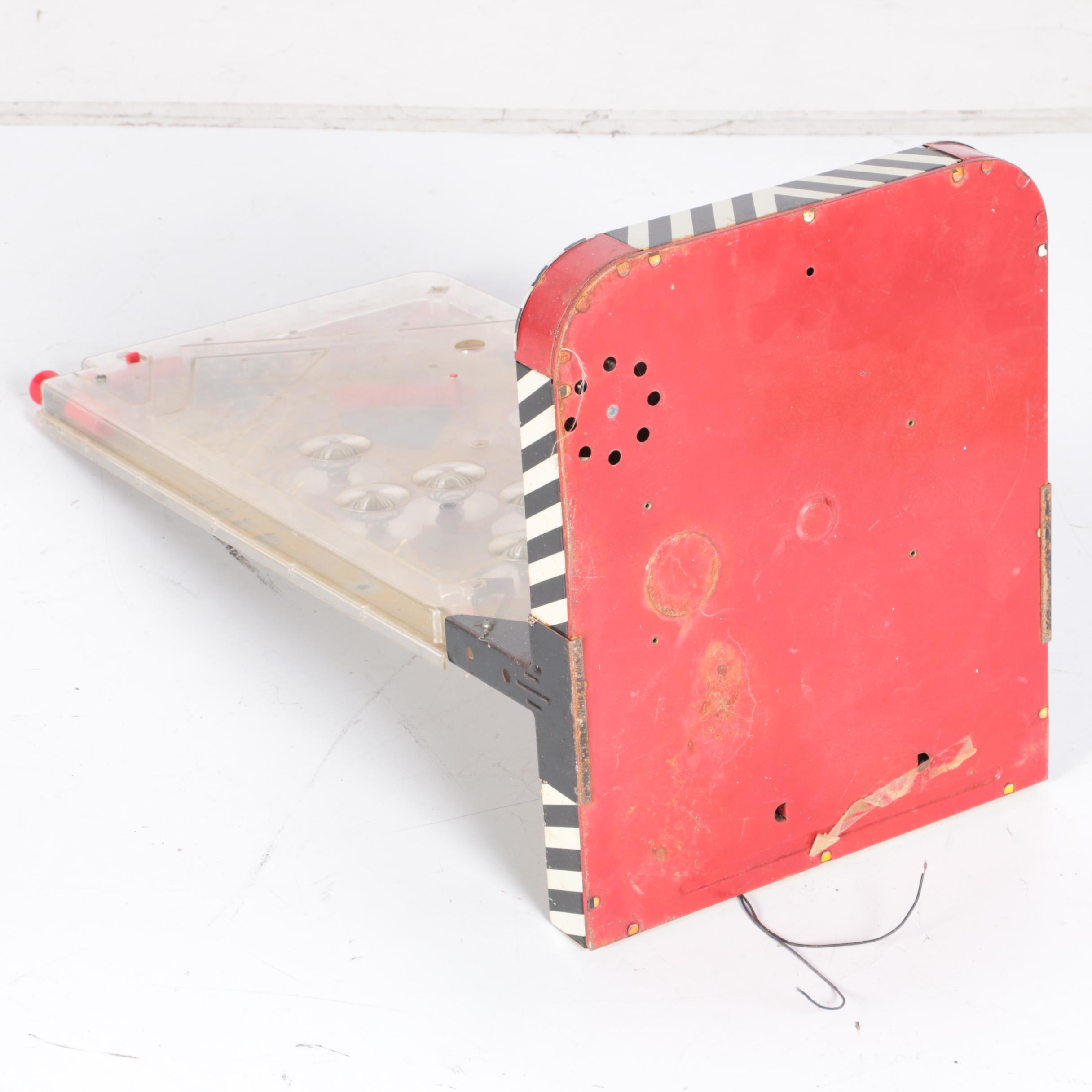 C. 1950s Marx Auto Score Deluxe Electric Midway Pinball Game and Bonanza Bank