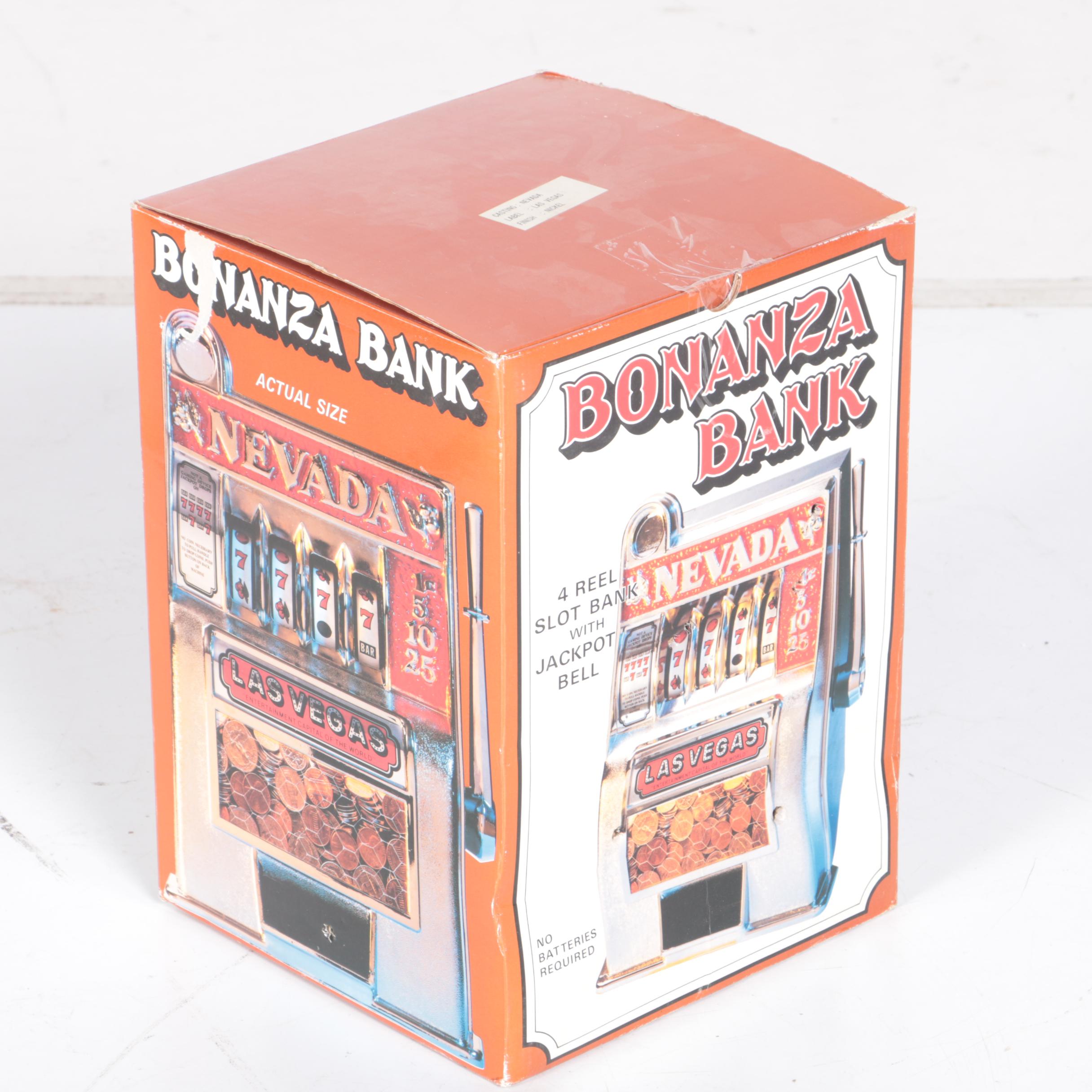 C. 1950s Marx Auto Score Deluxe Electric Midway Pinball Game and Bonanza Bank