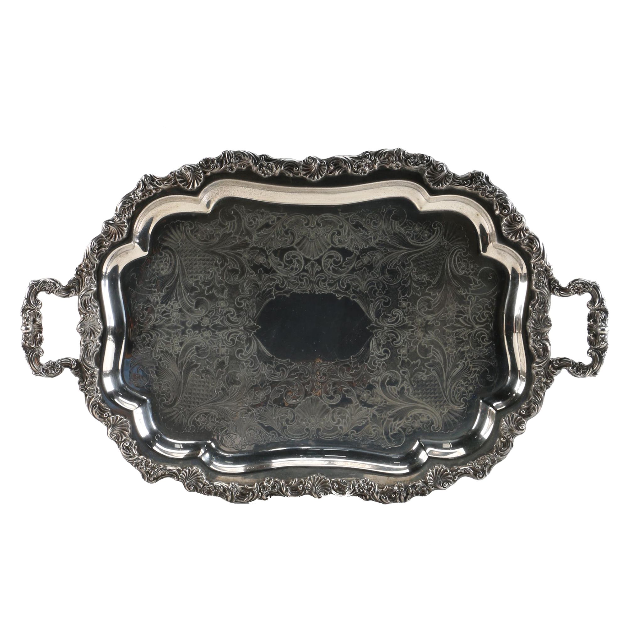 Sheffield Silver Company Silver Plate Serving Tray
