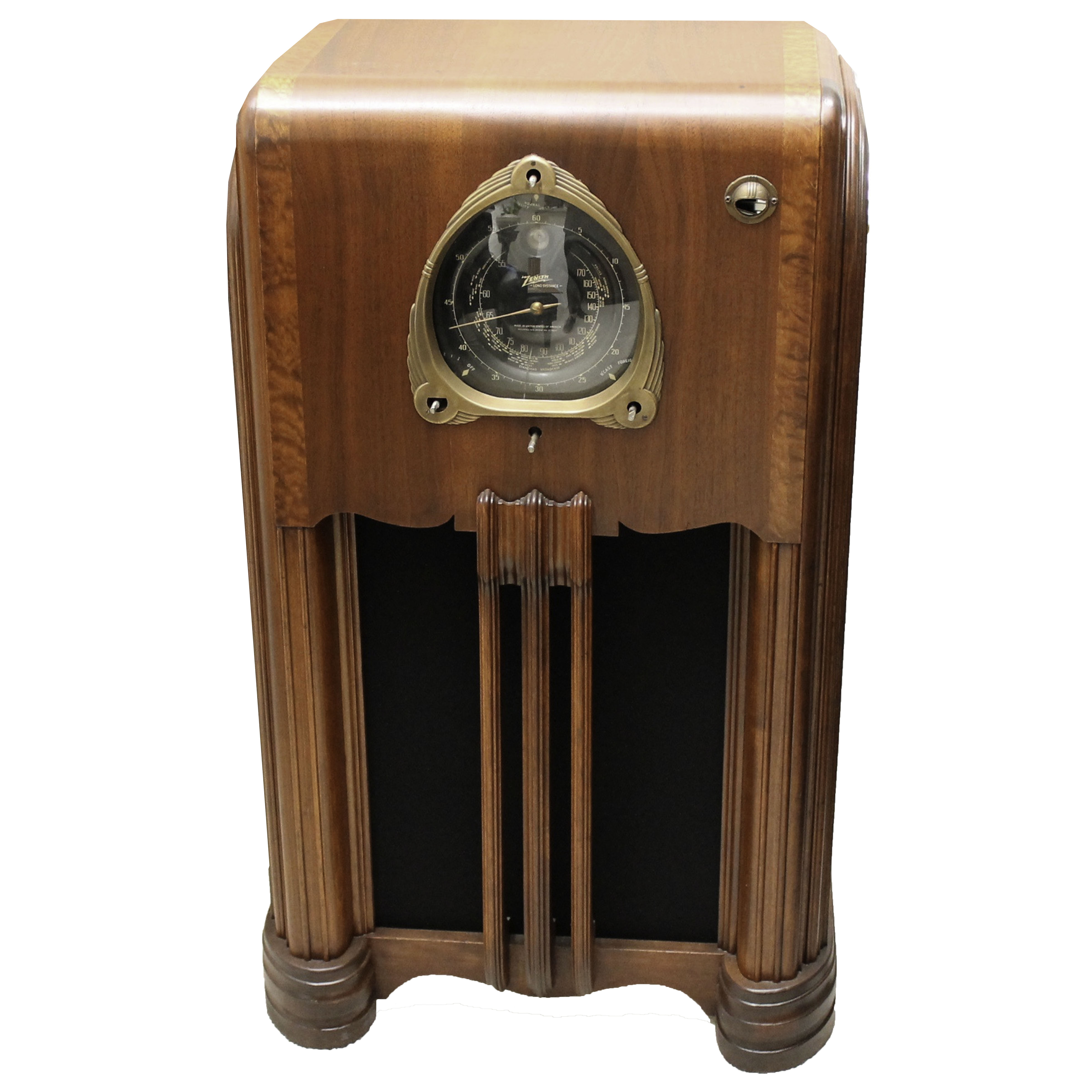 Vintage Zenith "Long Distance" Console Radio
