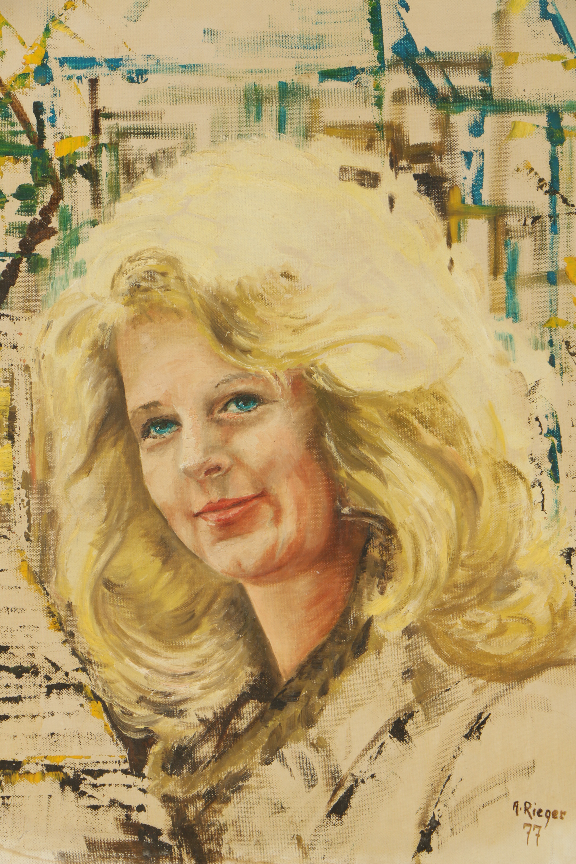 A. Rieger Oil Painting