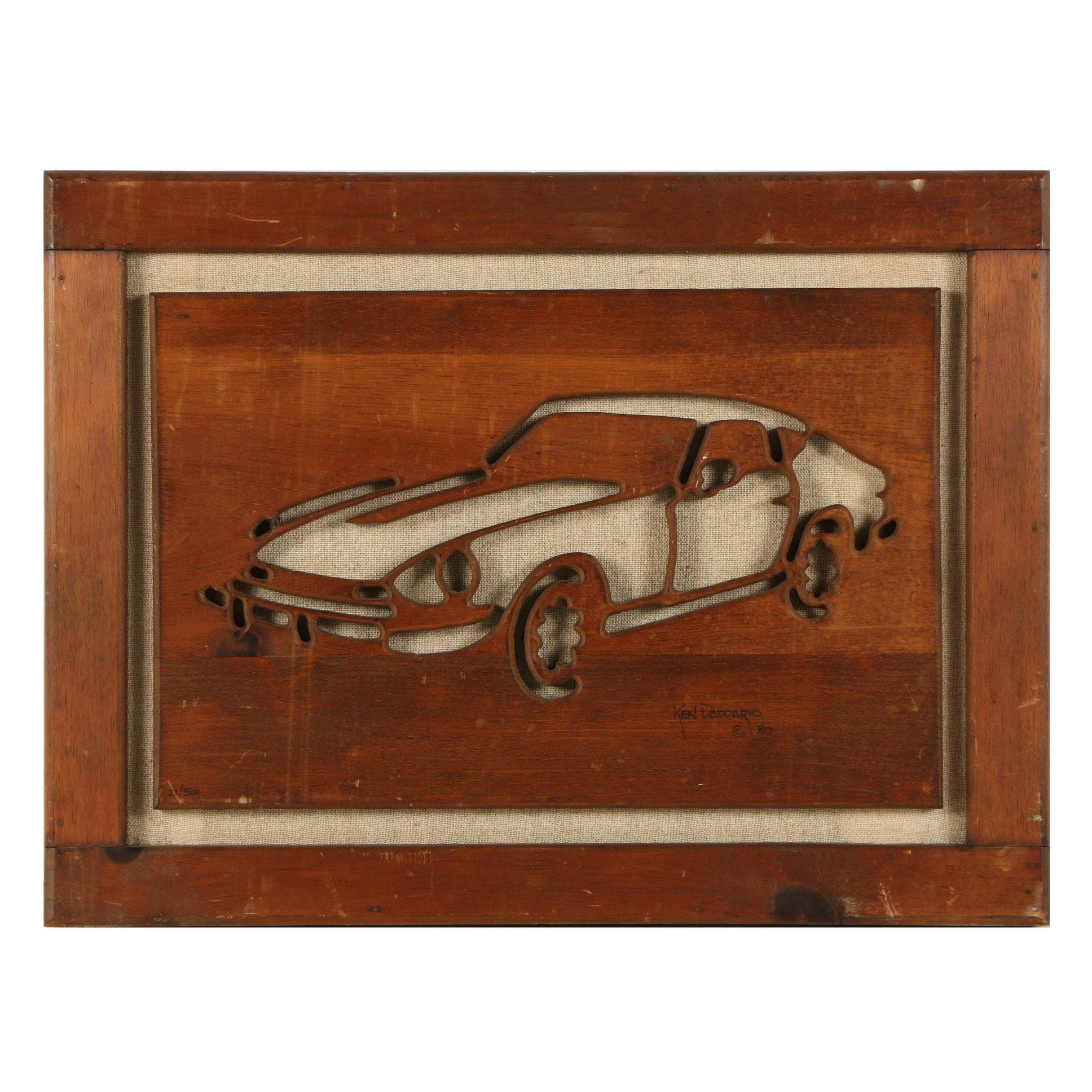 Ken Daddario Limited Edition Sports Car Wall Hanging