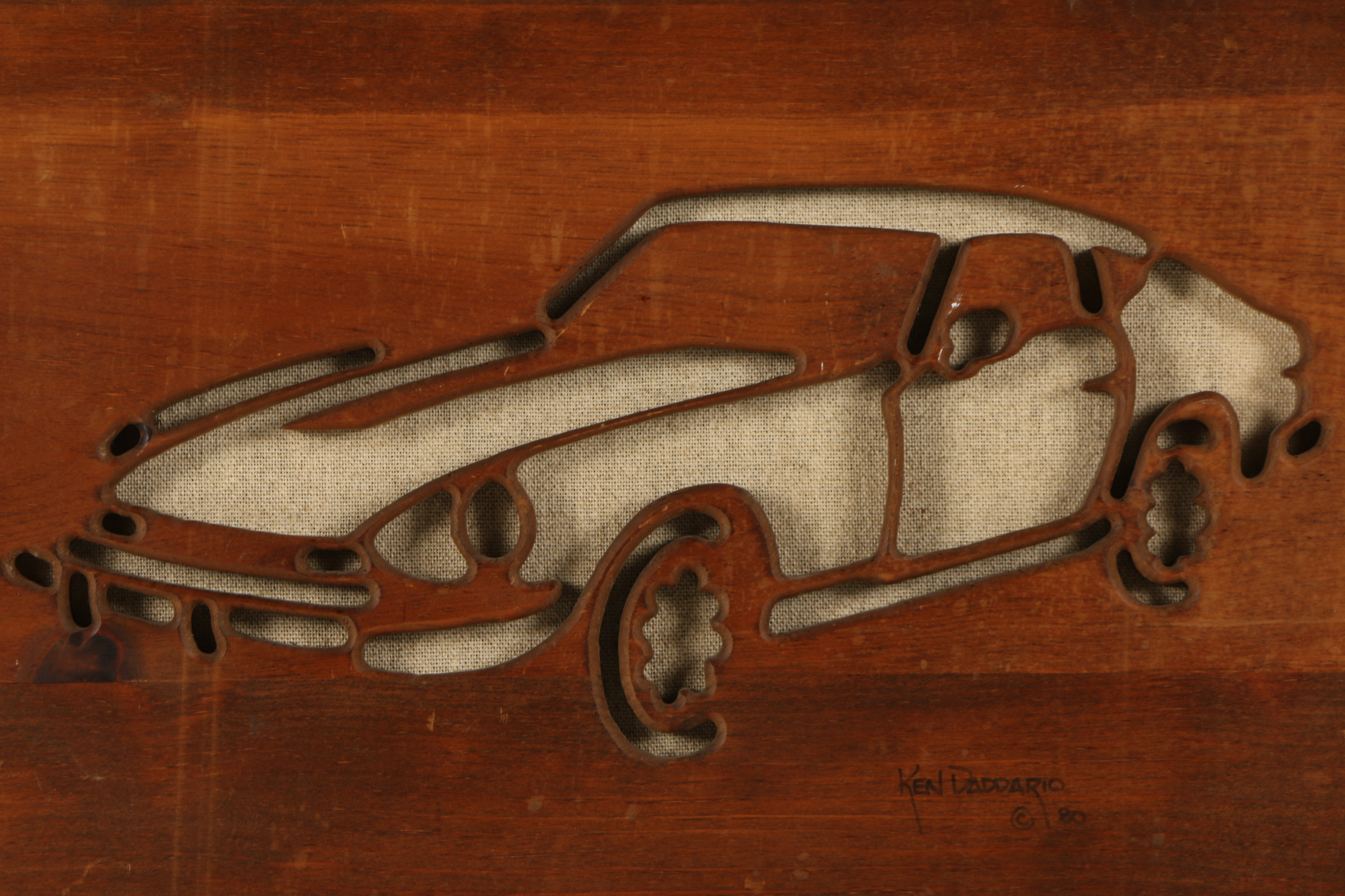 Ken Daddario Limited Edition Sports Car Wall Hanging
