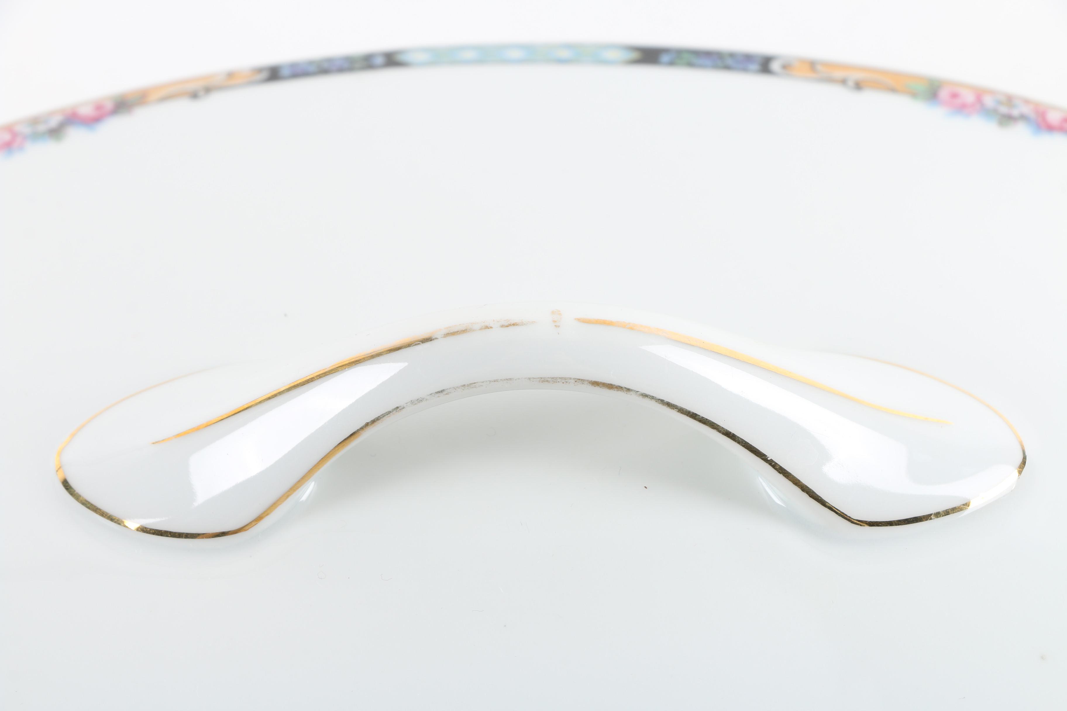 Krister Porcelain Soup Tureen and Platter, 1905-1920