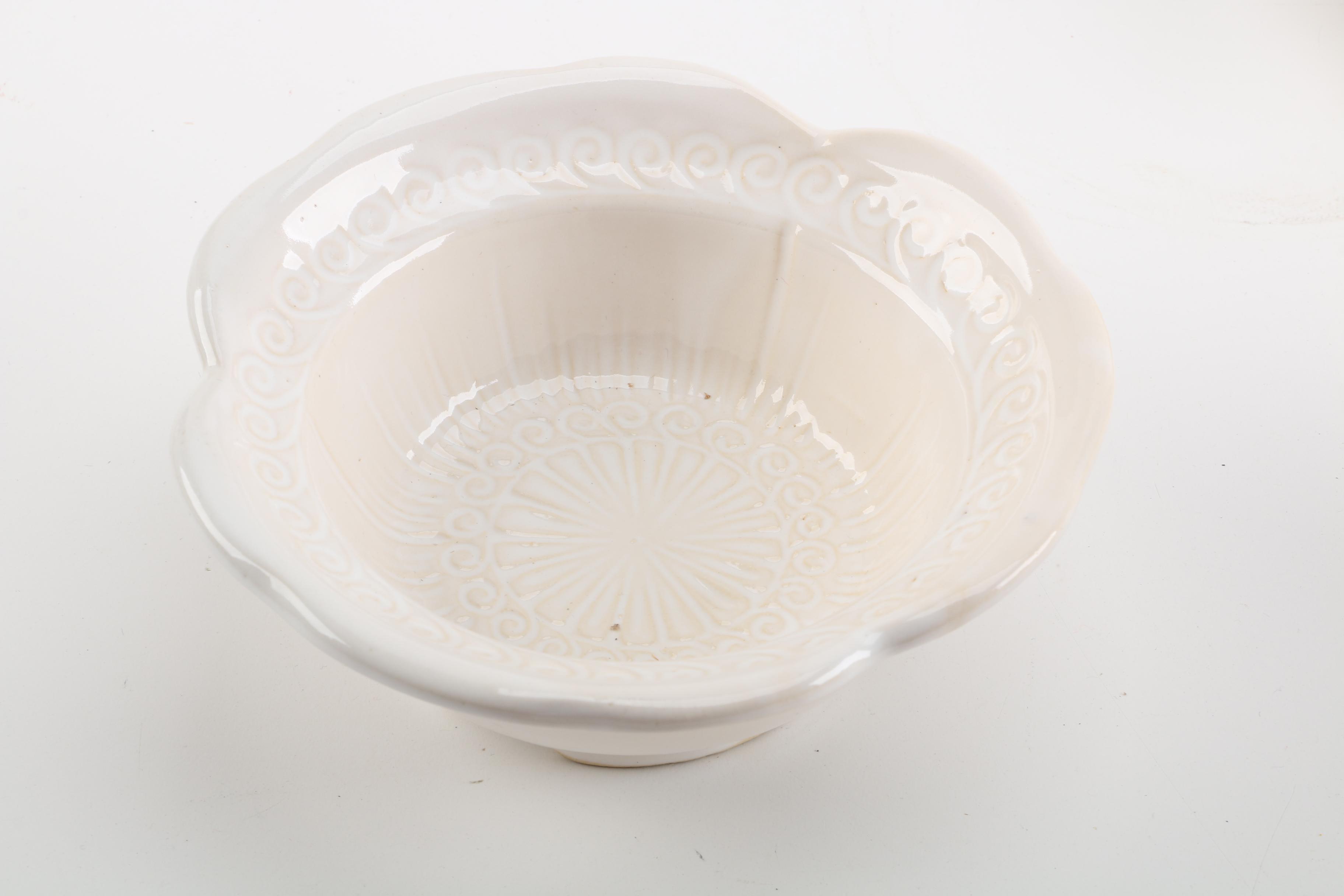 Vintage McCoy USA Pottery Ceramic Appetizer Set