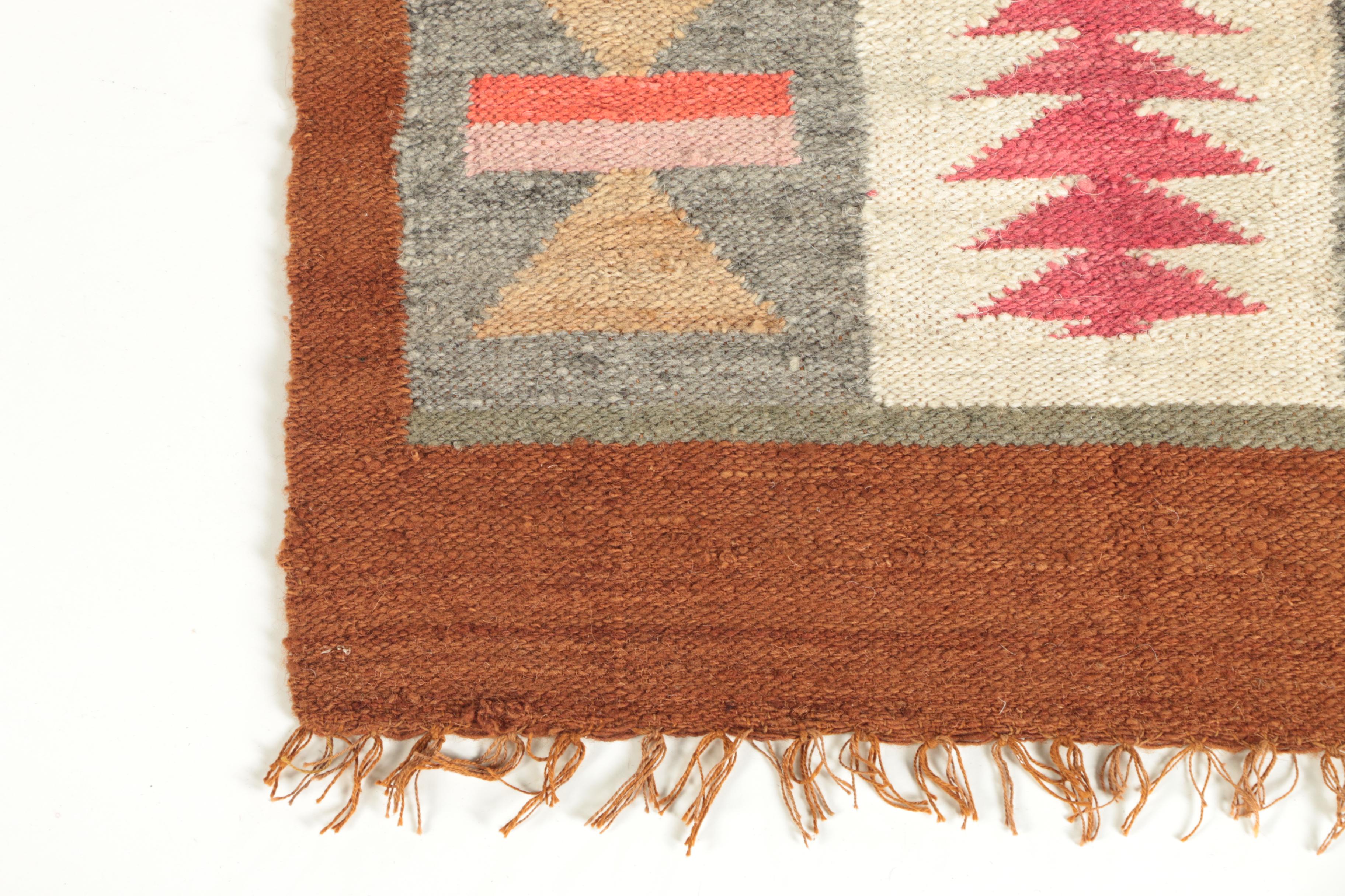 Handwoven Mexican or South American Wool Carpet Runner