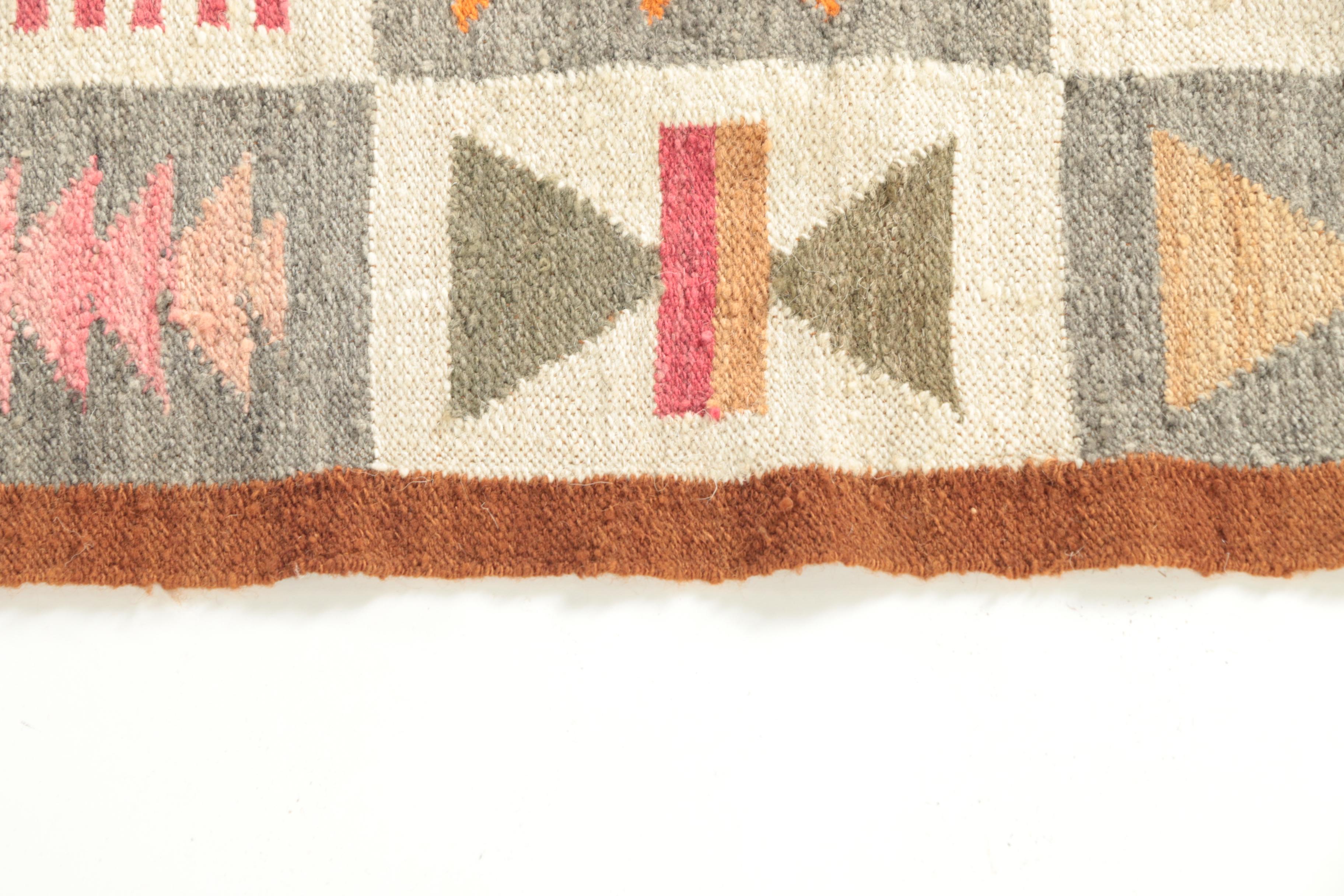 Handwoven Mexican or South American Wool Carpet Runner