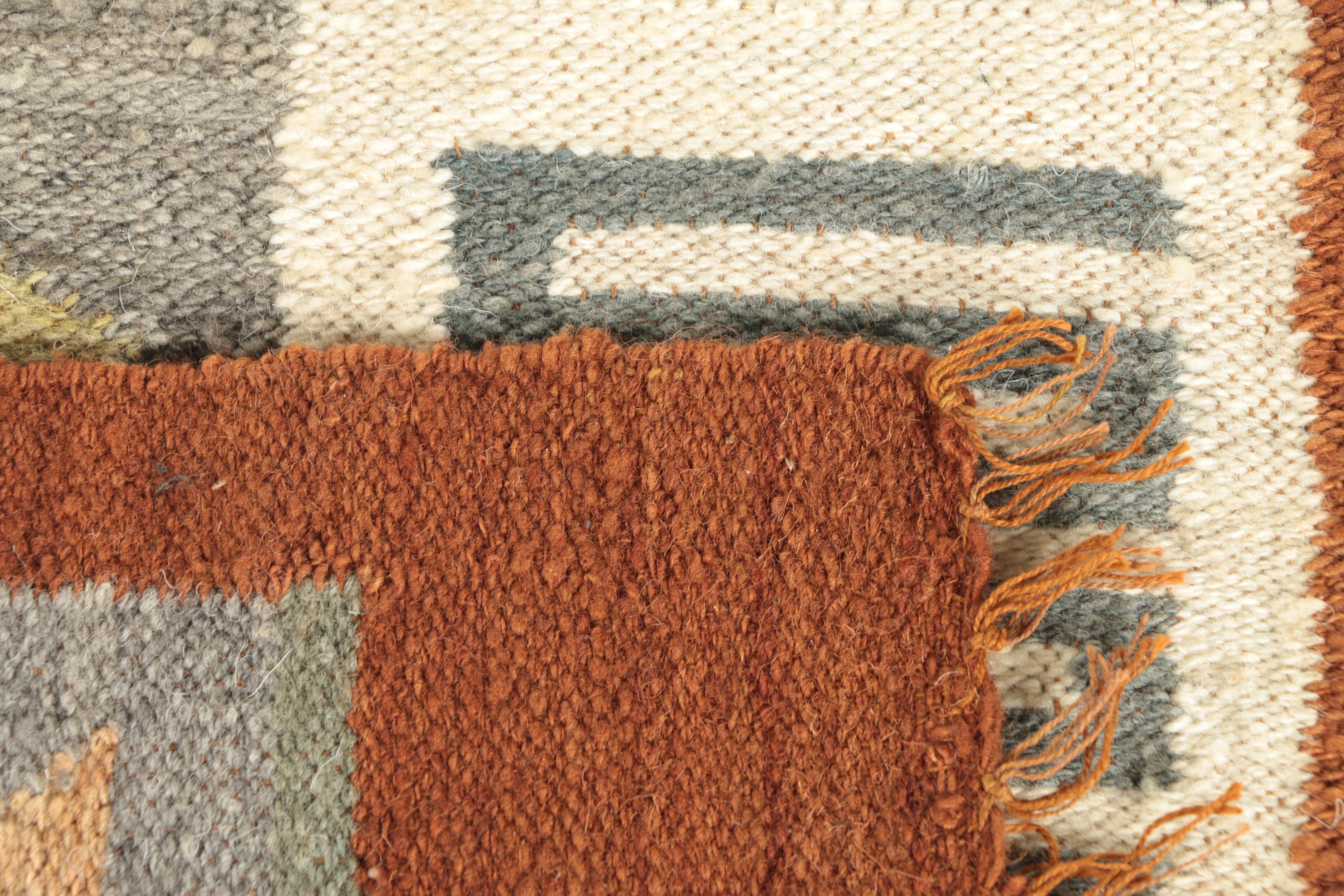 Handwoven Mexican or South American Wool Carpet Runner
