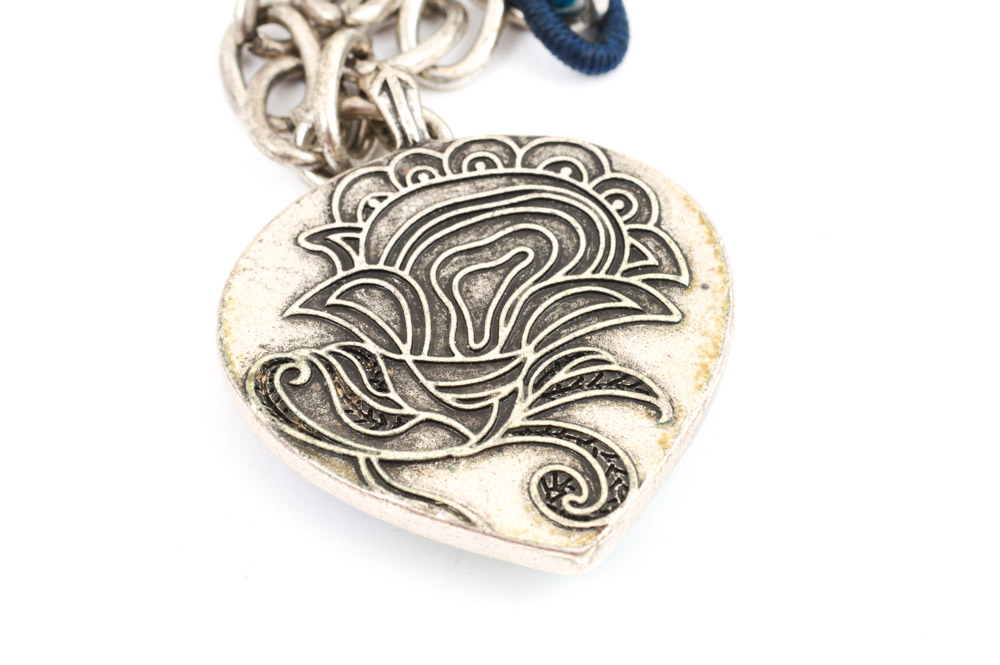 Lucky Brand Enameled Necklace and Bracelet Set