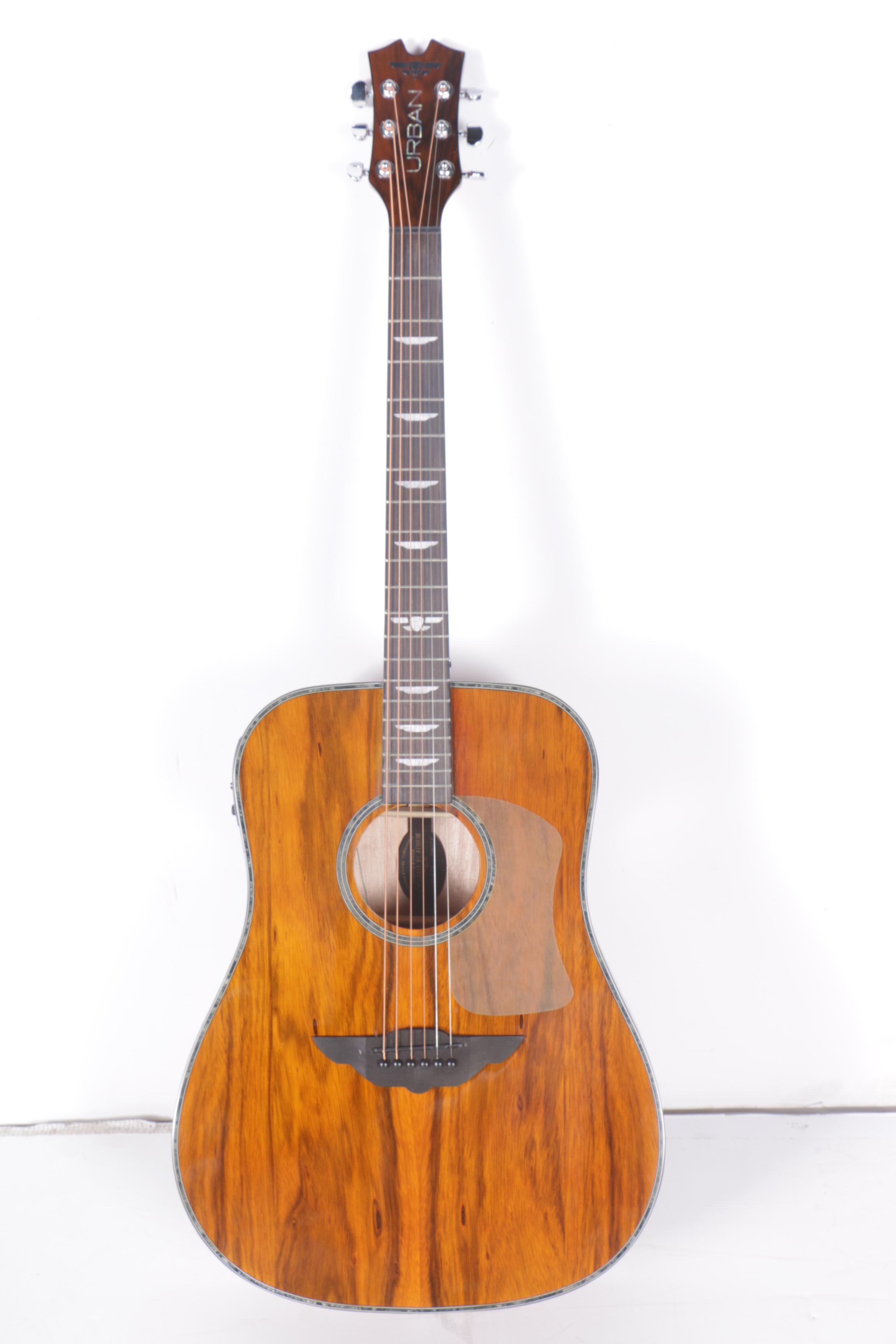 Keith Urban "Black Label Platinum" Acoustic-Electric Guitar with Accessories