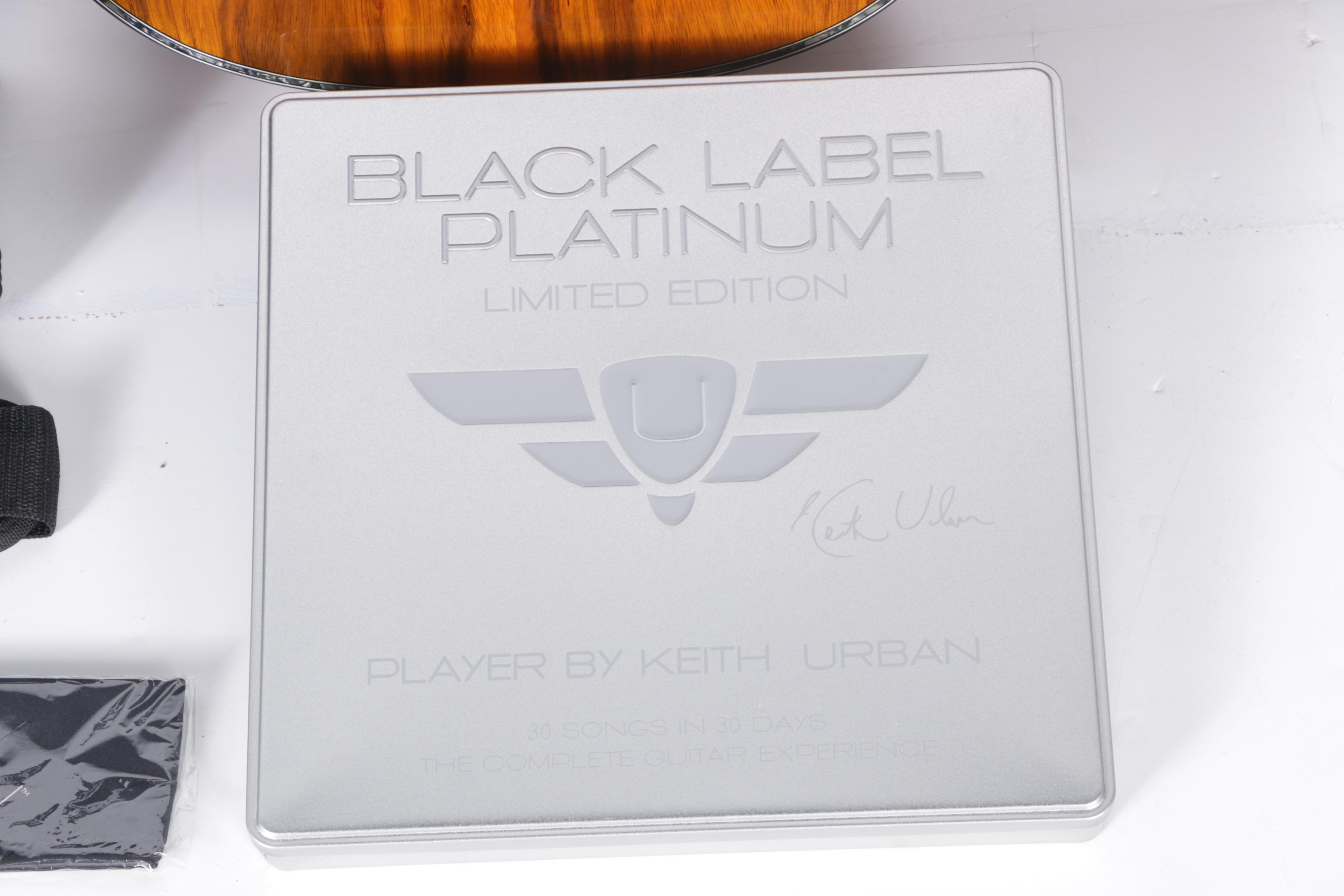 Keith Urban "Black Label Platinum" Acoustic-Electric Guitar with Accessories