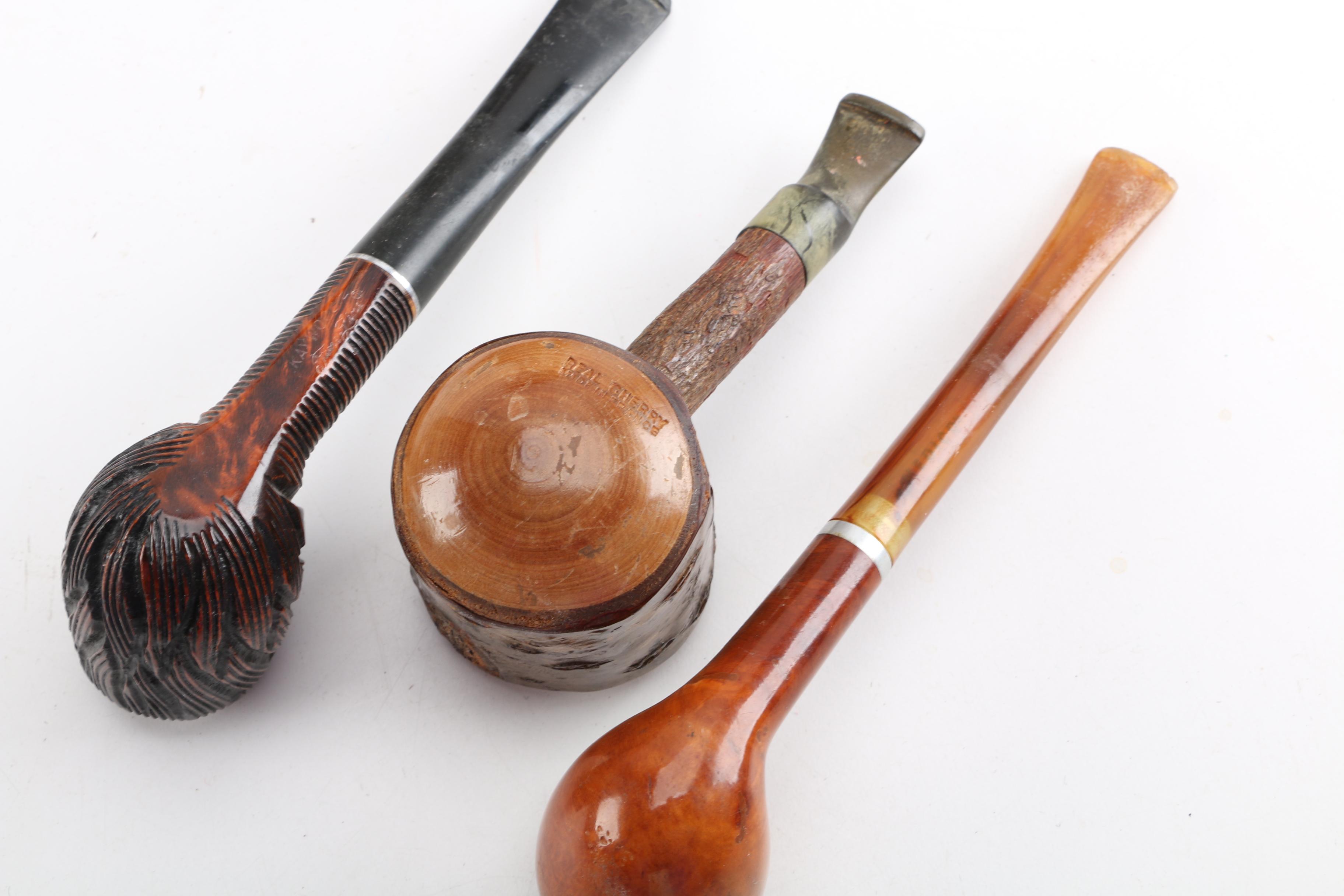 Tobacco Pipes with Pipe Rack