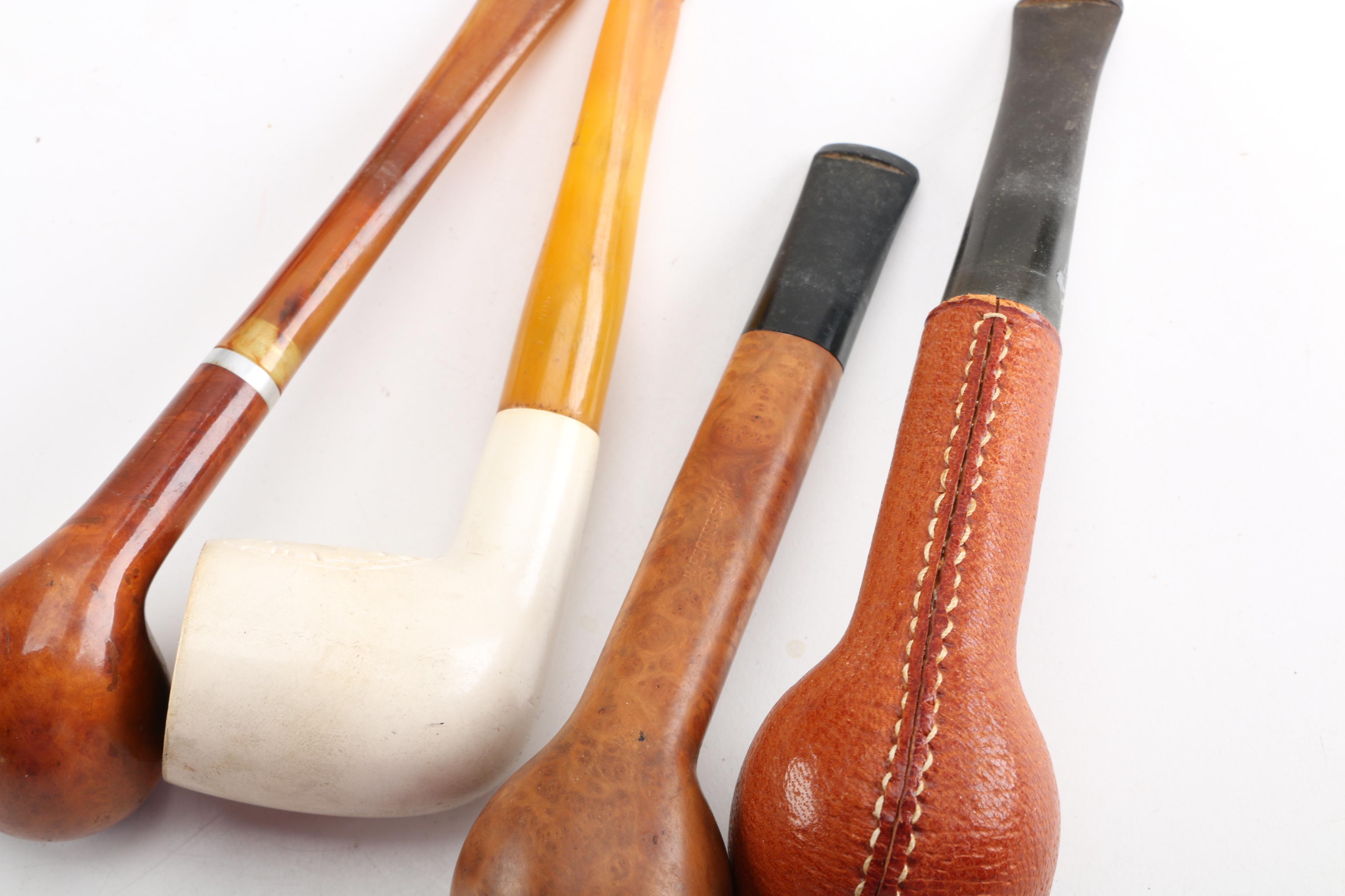 Tobacco Pipes with Pipe Rack