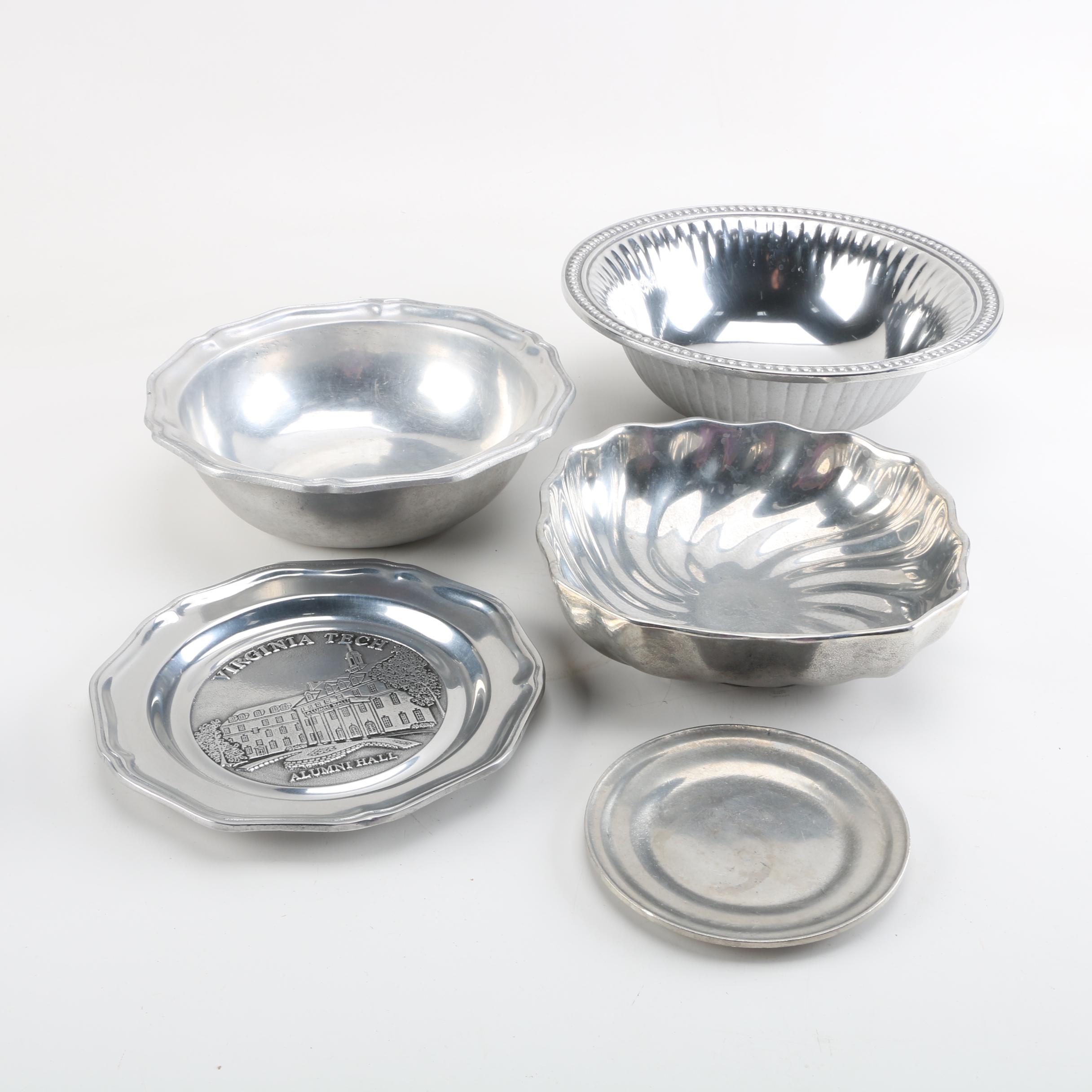 Pewter Serving Ware including Wilton Armetale