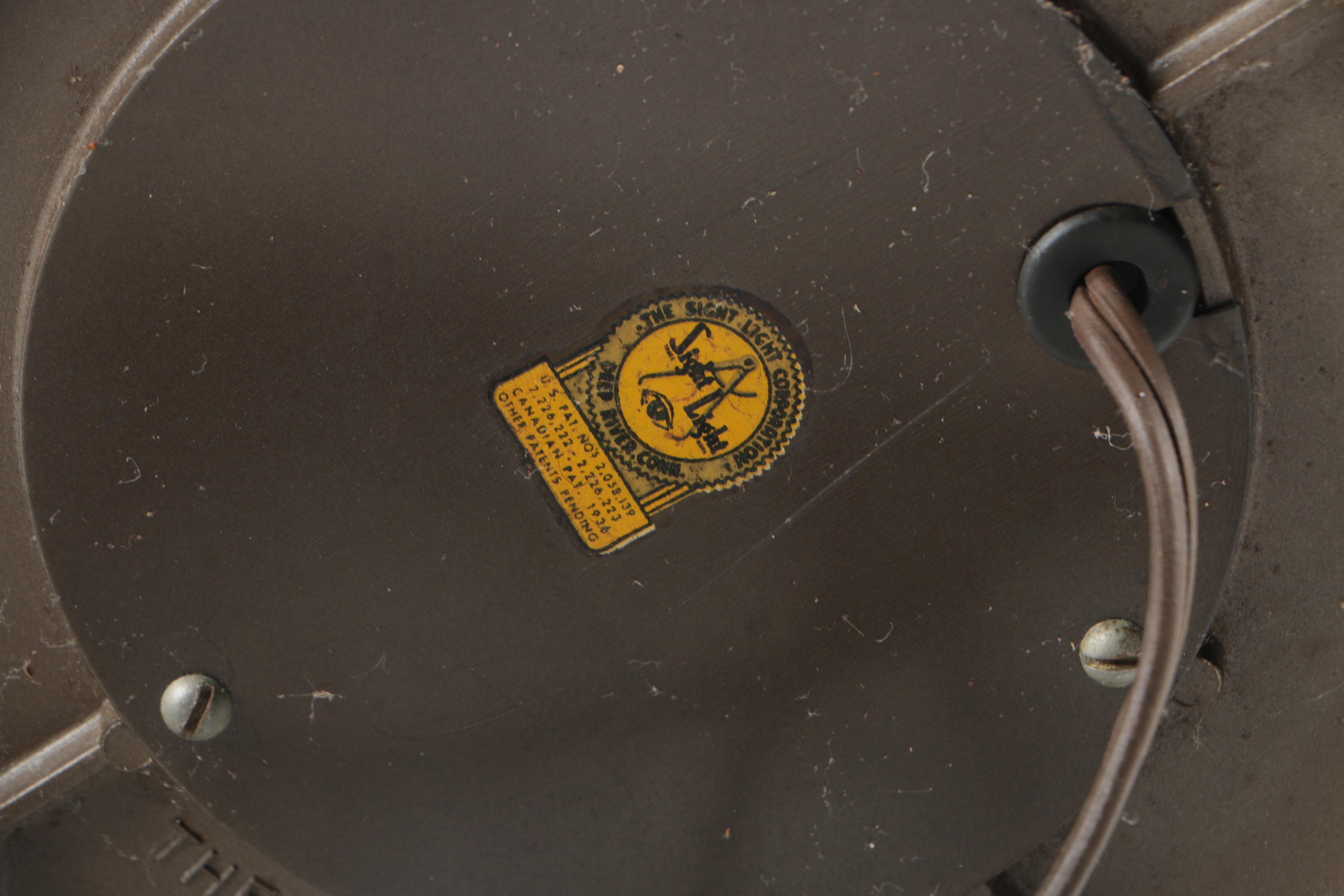 Mid-Century Sight Light Corporation Lamp