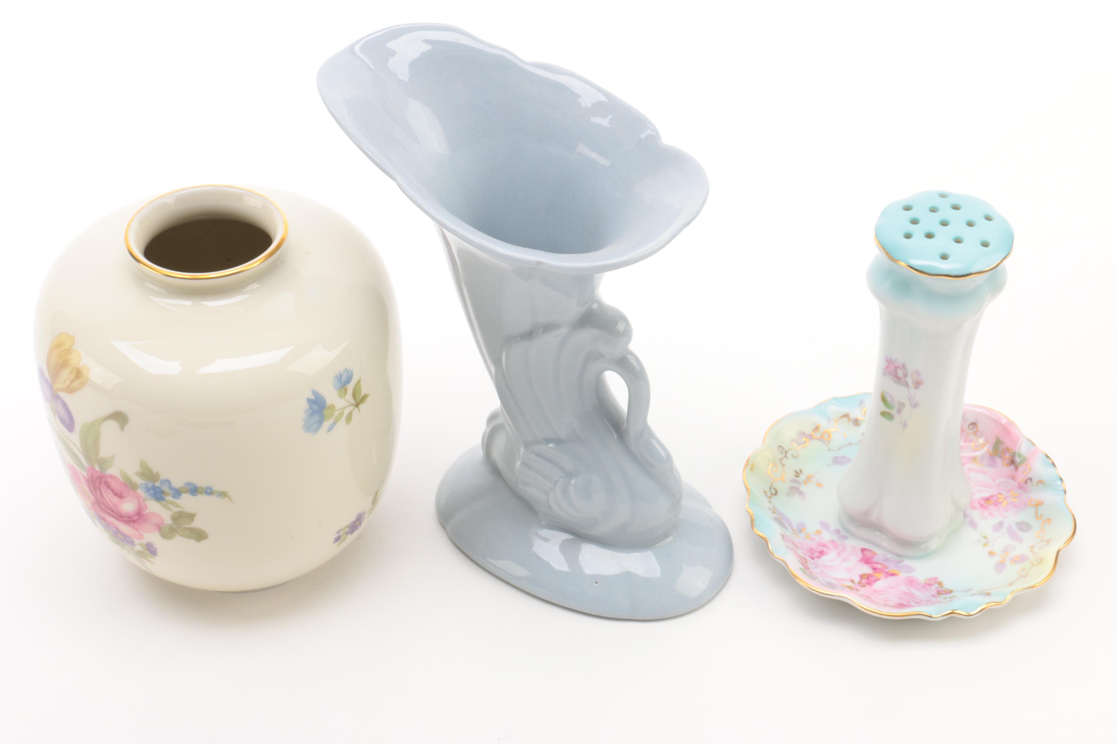 Rosenthal "Künstlertasse Nr. 3" Cup and Saucer and Other Vintage Ceramic Decor