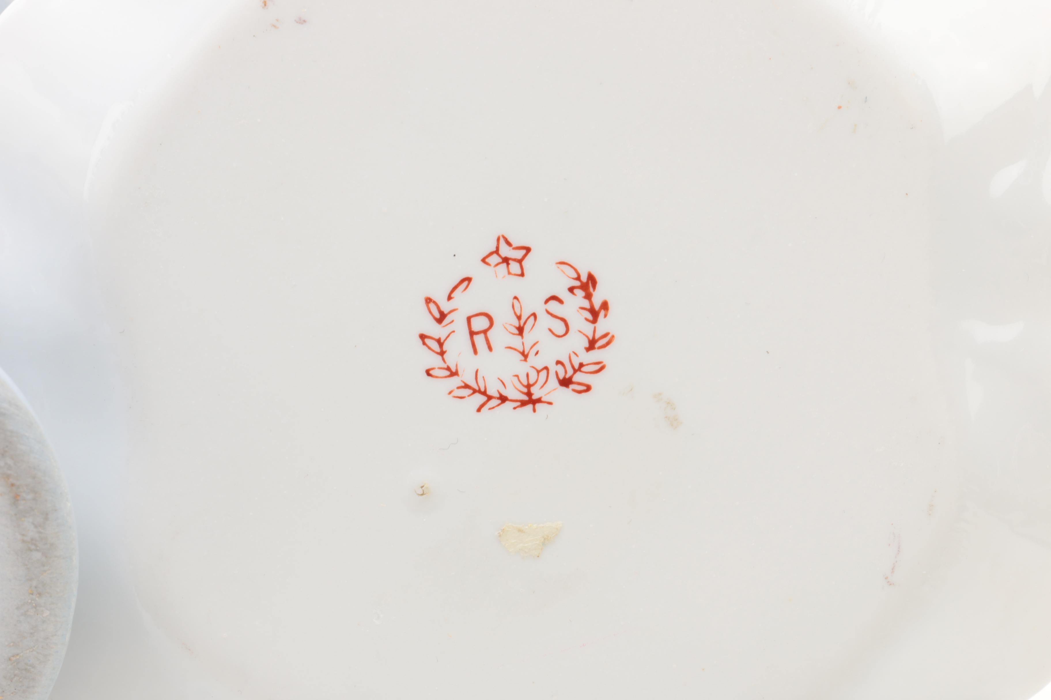 Rosenthal "Künstlertasse Nr. 3" Cup and Saucer and Other Vintage Ceramic Decor