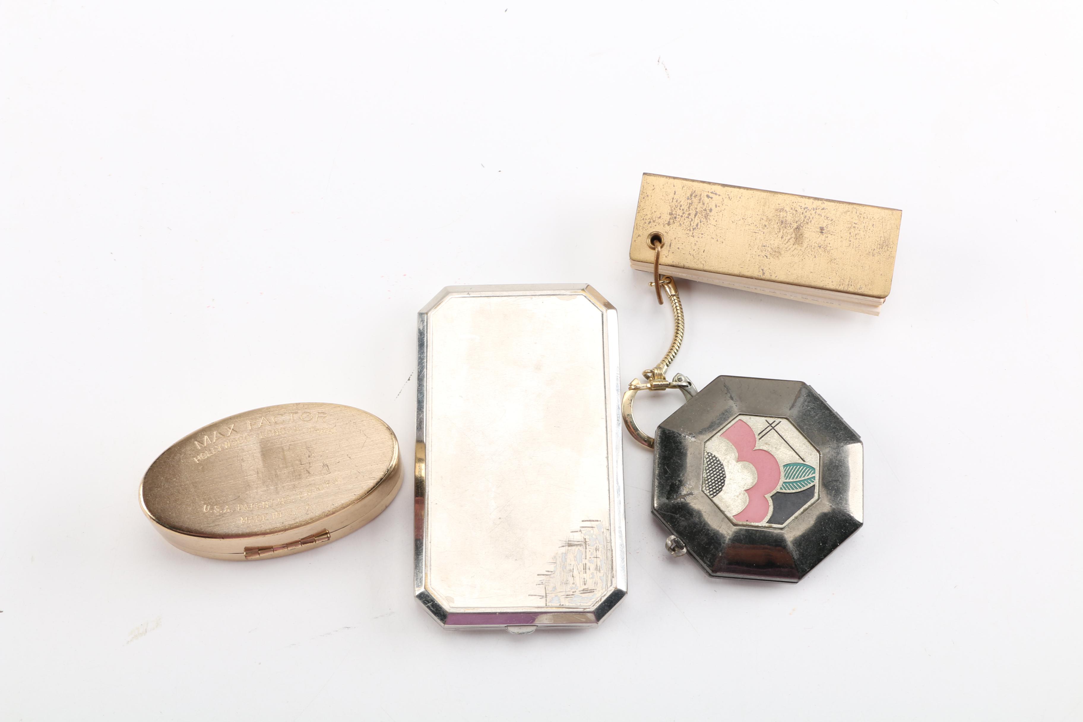 Vintage Makeup Compacts Including Max Factor