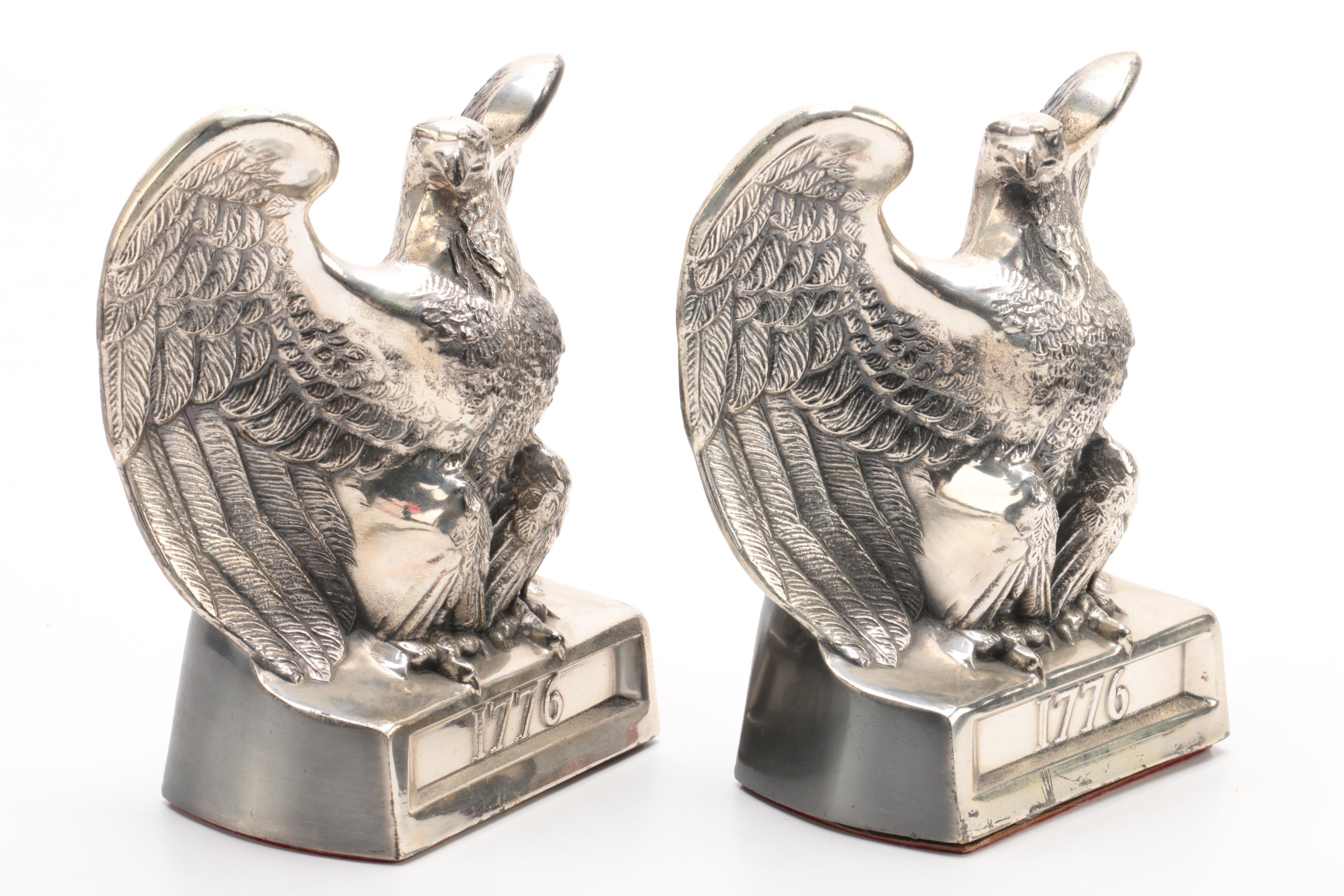 Bald Eagle Bookends by Philadelphia Manufacturing Co.