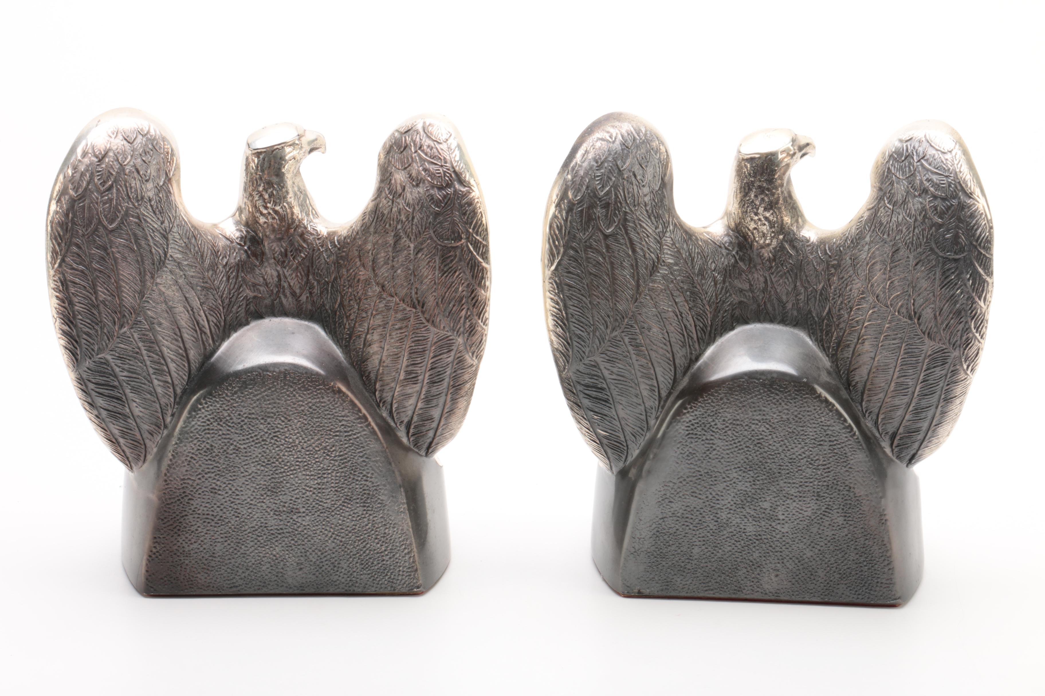 Bald Eagle Bookends by Philadelphia Manufacturing Co.