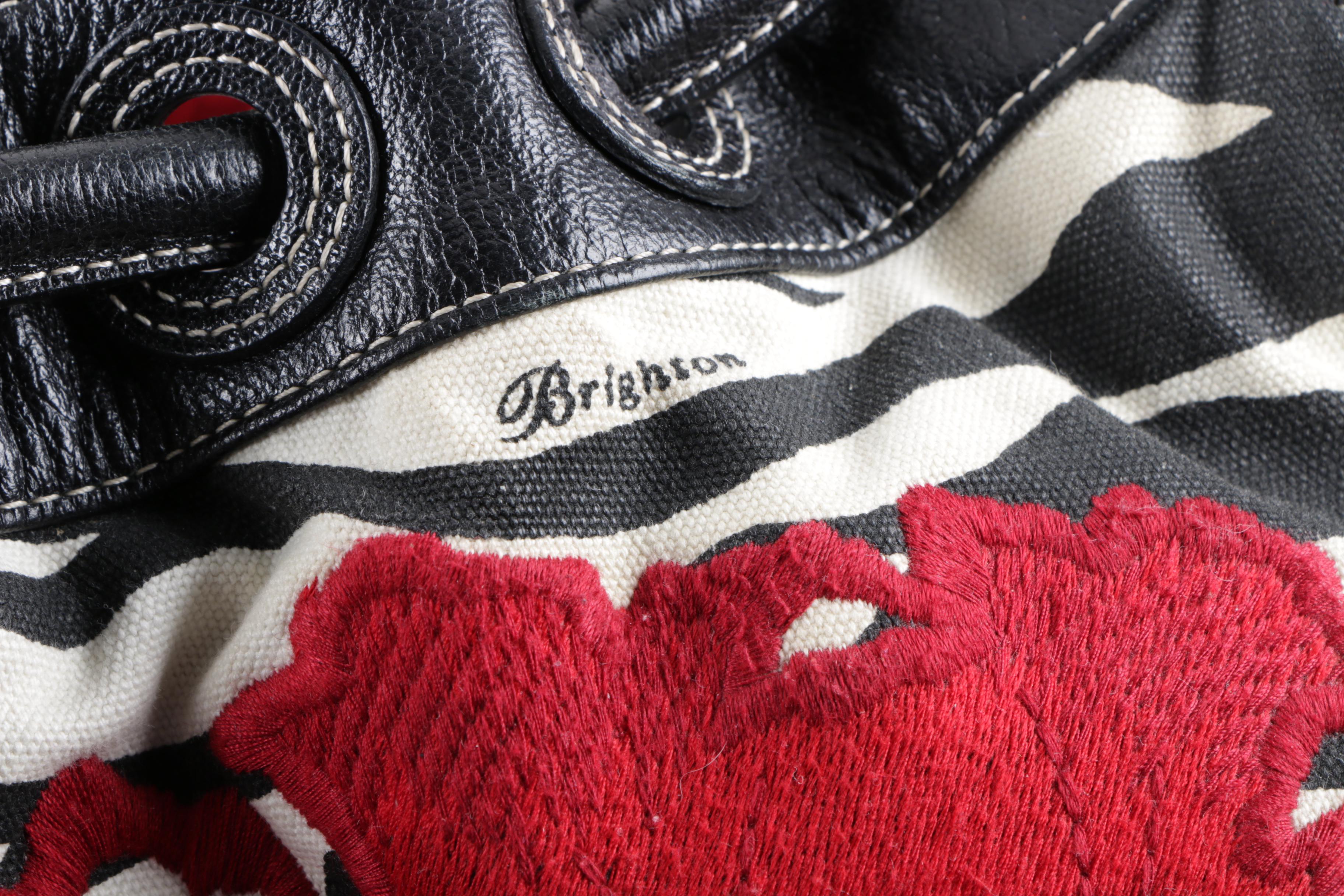 Women's Brighton and Laurel Burch Canvas Shoulder Bags