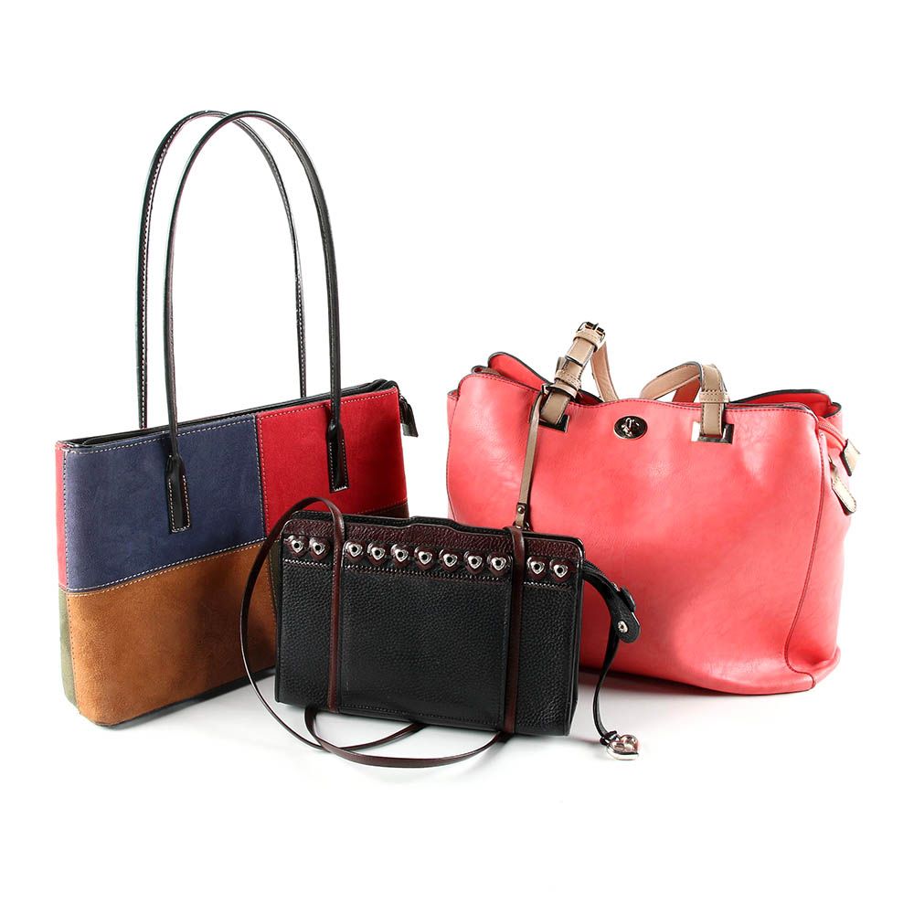 Three Handbags Including Brighton