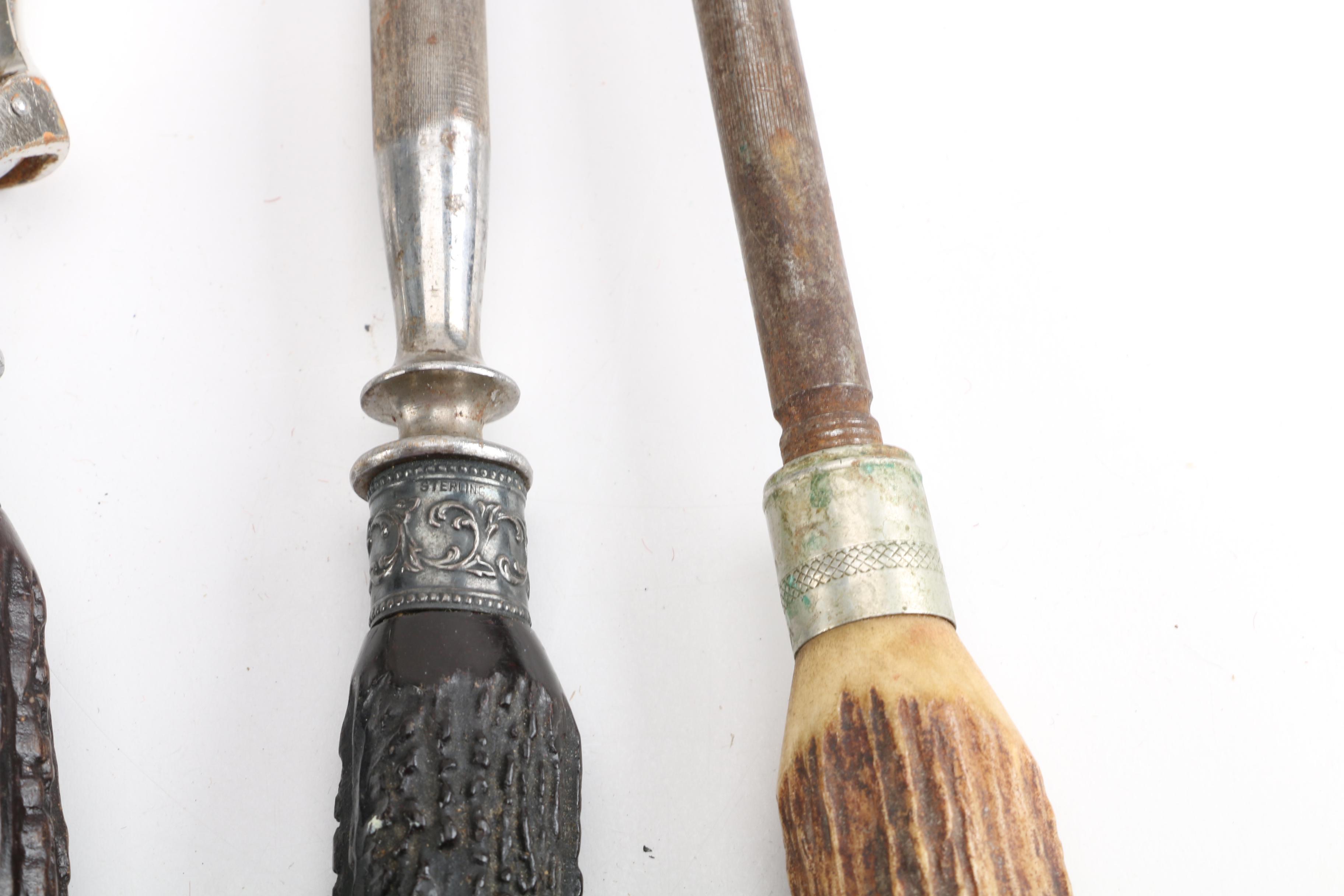Horn and Sterling Silver Carving Utensils Featuring John Hasselbring