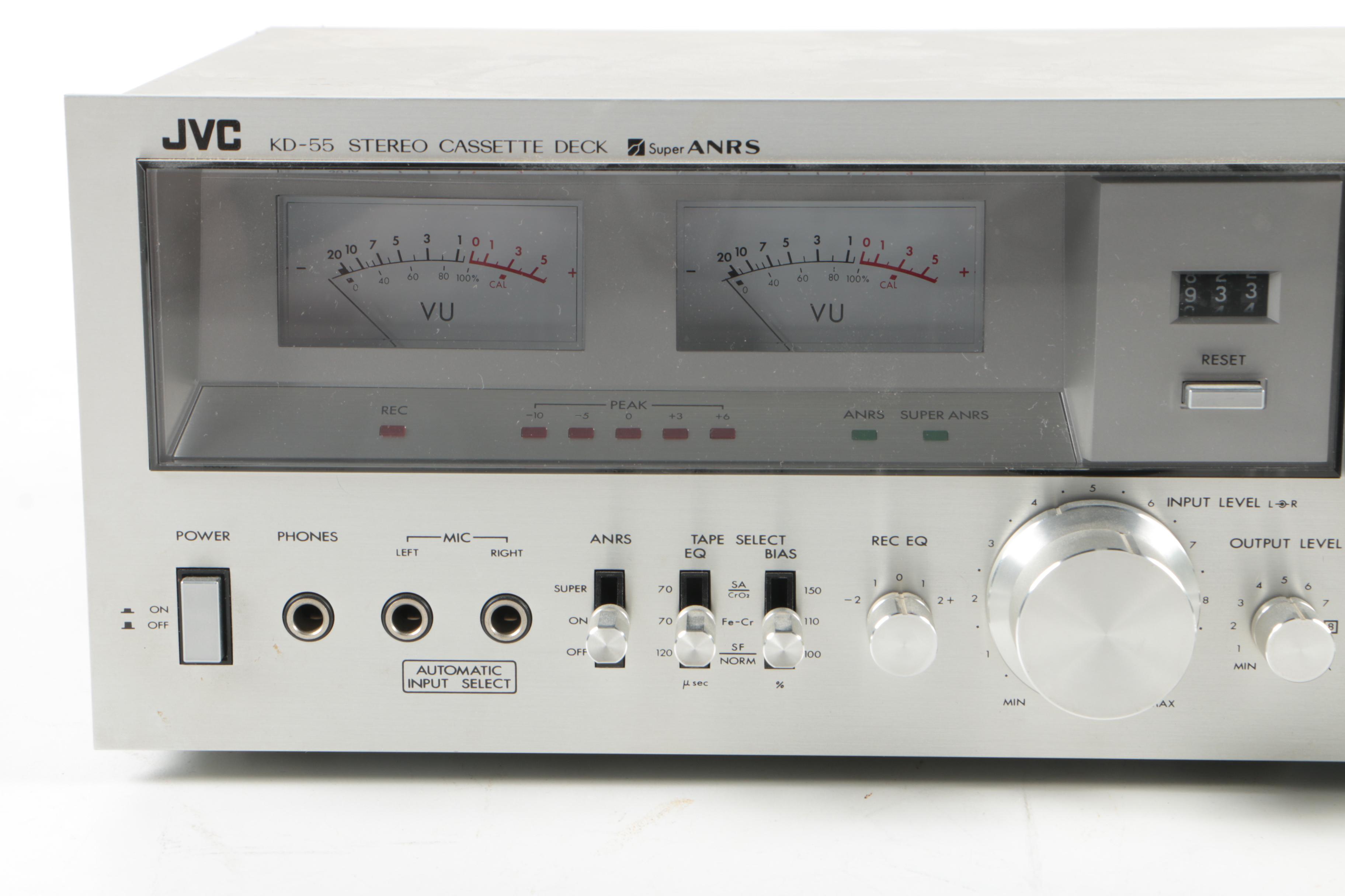 JVC KD-55 Stereo Cassette Deck