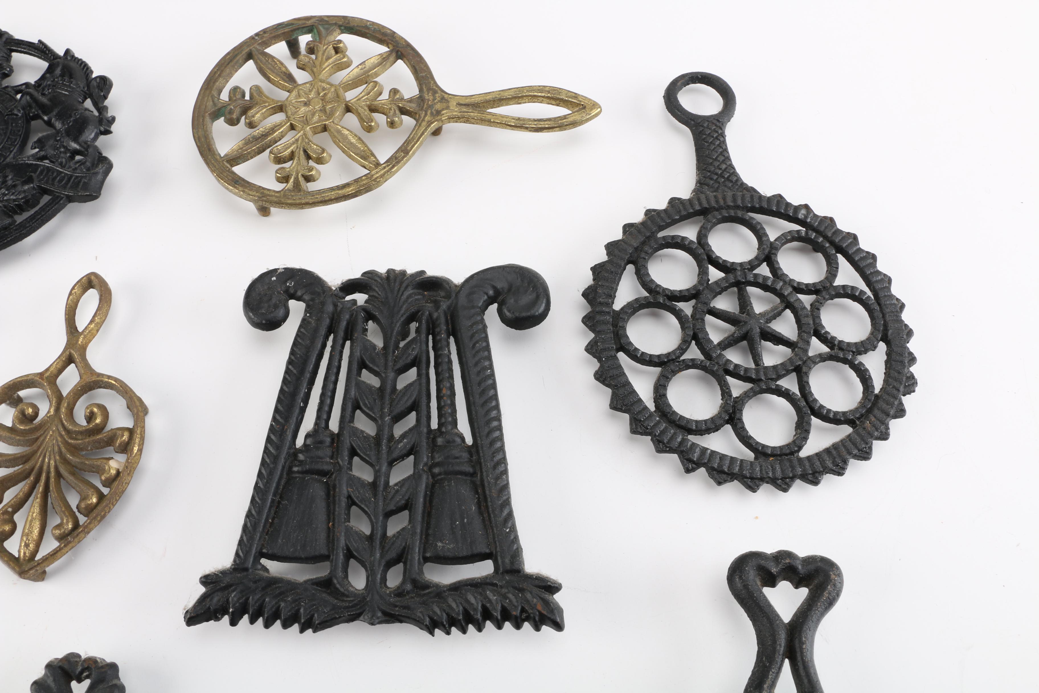 Selection of Cast Metal Trivets