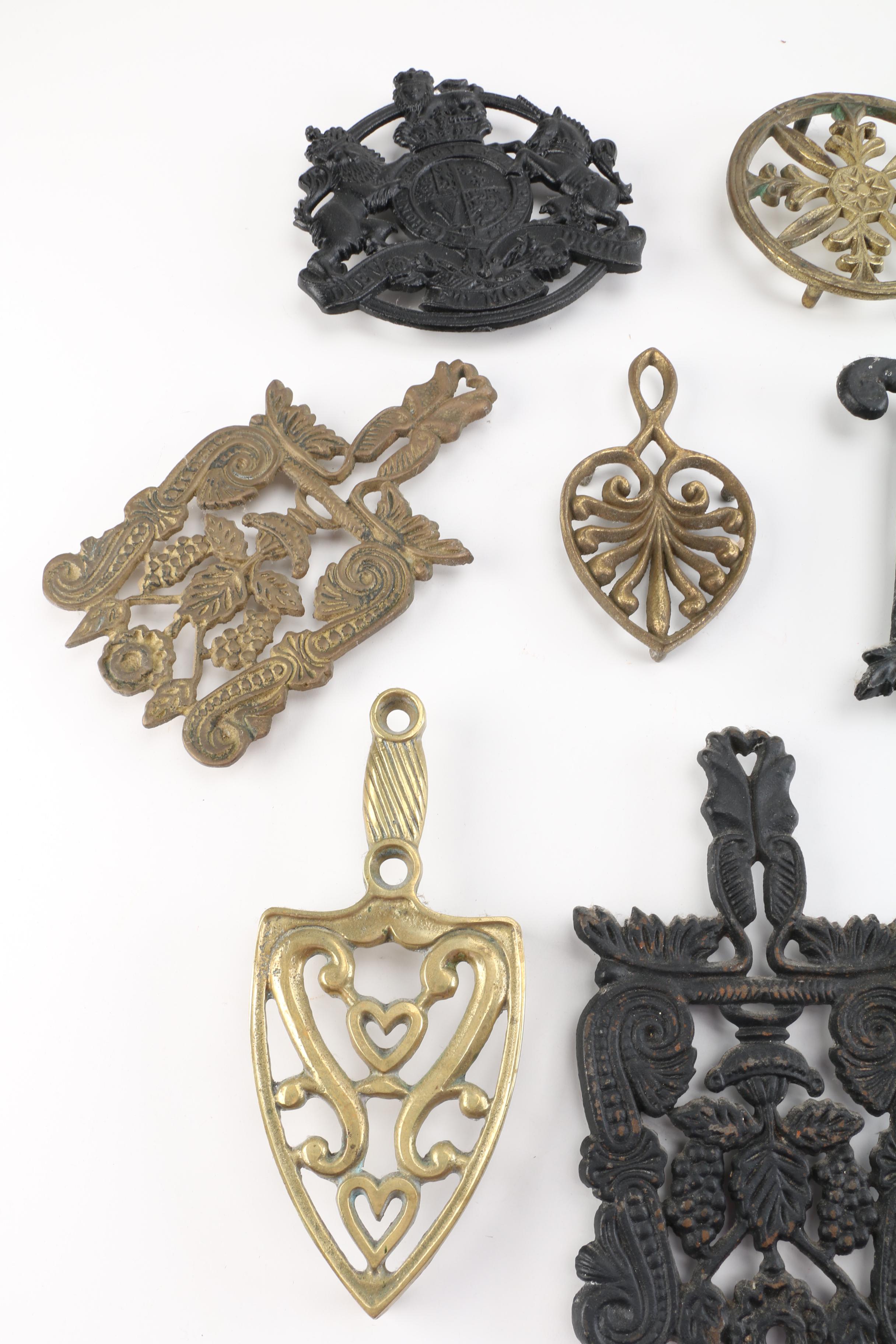 Selection of Cast Metal Trivets
