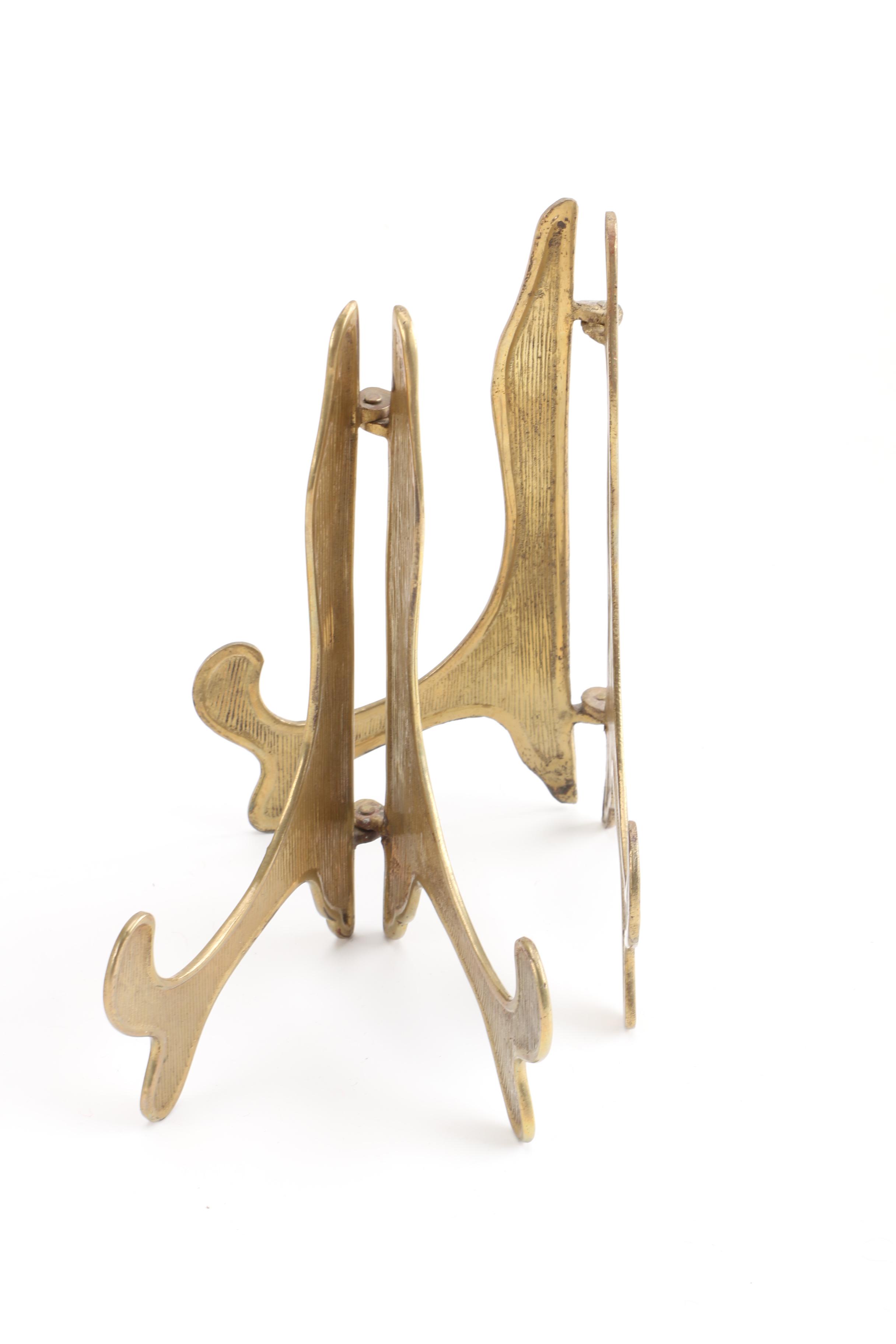 Assorted Decor Including Faber Bros. New York Krome-Kraft Candlestick Holder