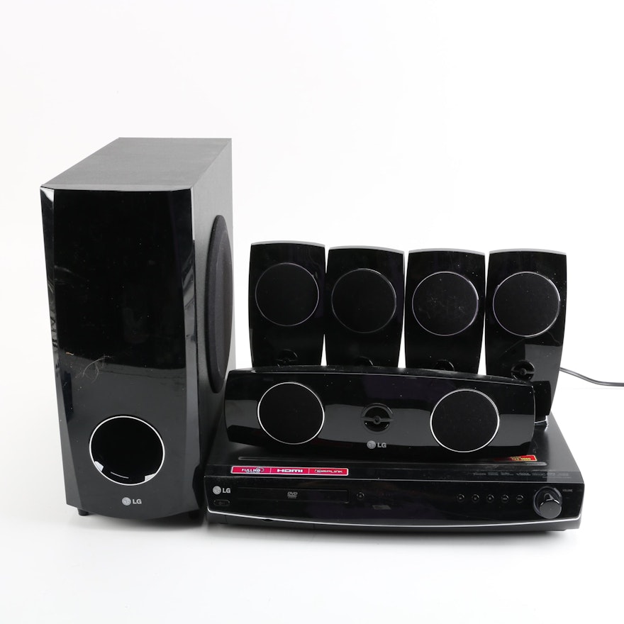 LG Home Theater, Including DVD Receiver and Speaker System