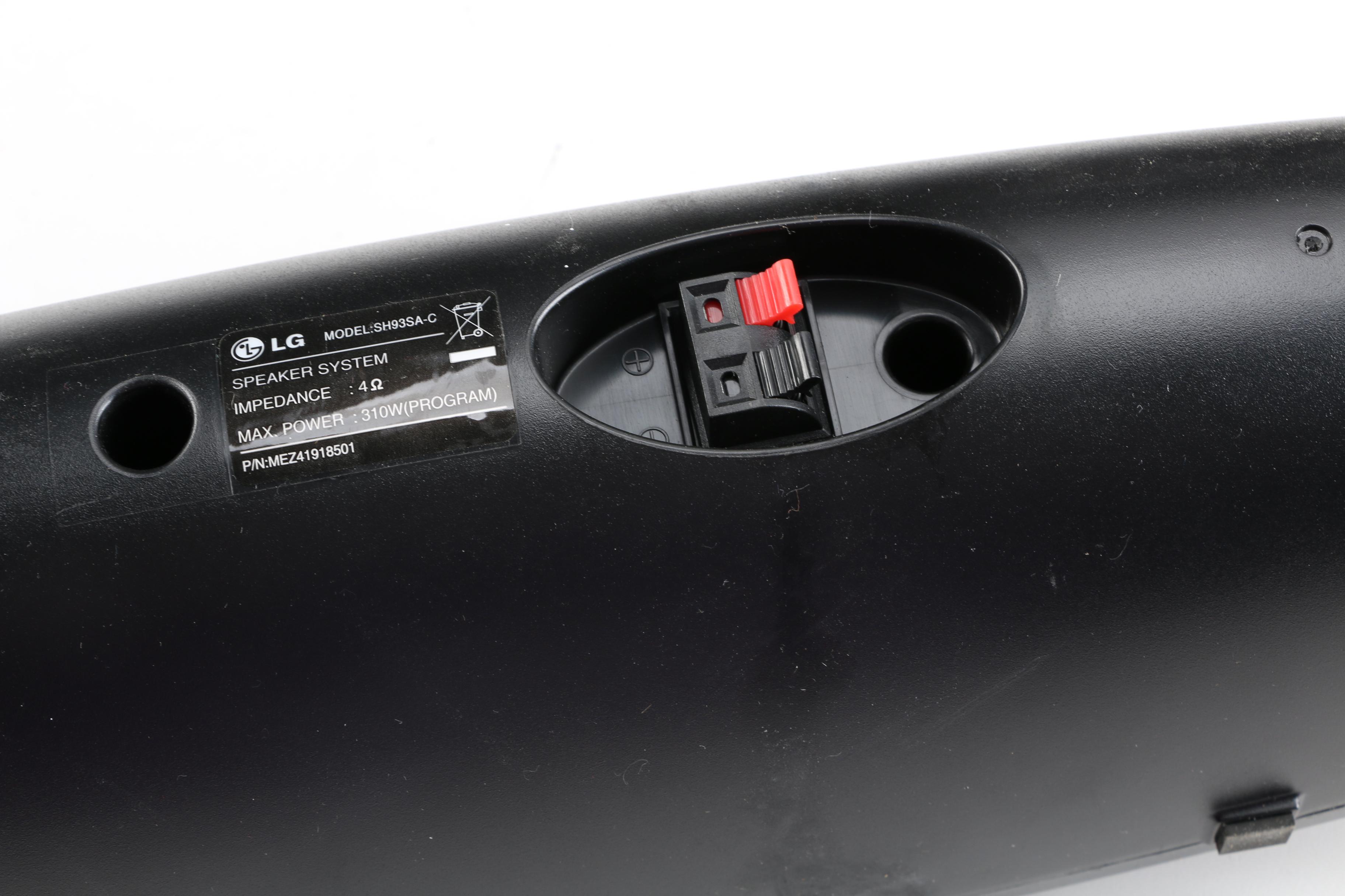 LG Home Theater, Including DVD Receiver and Speaker System