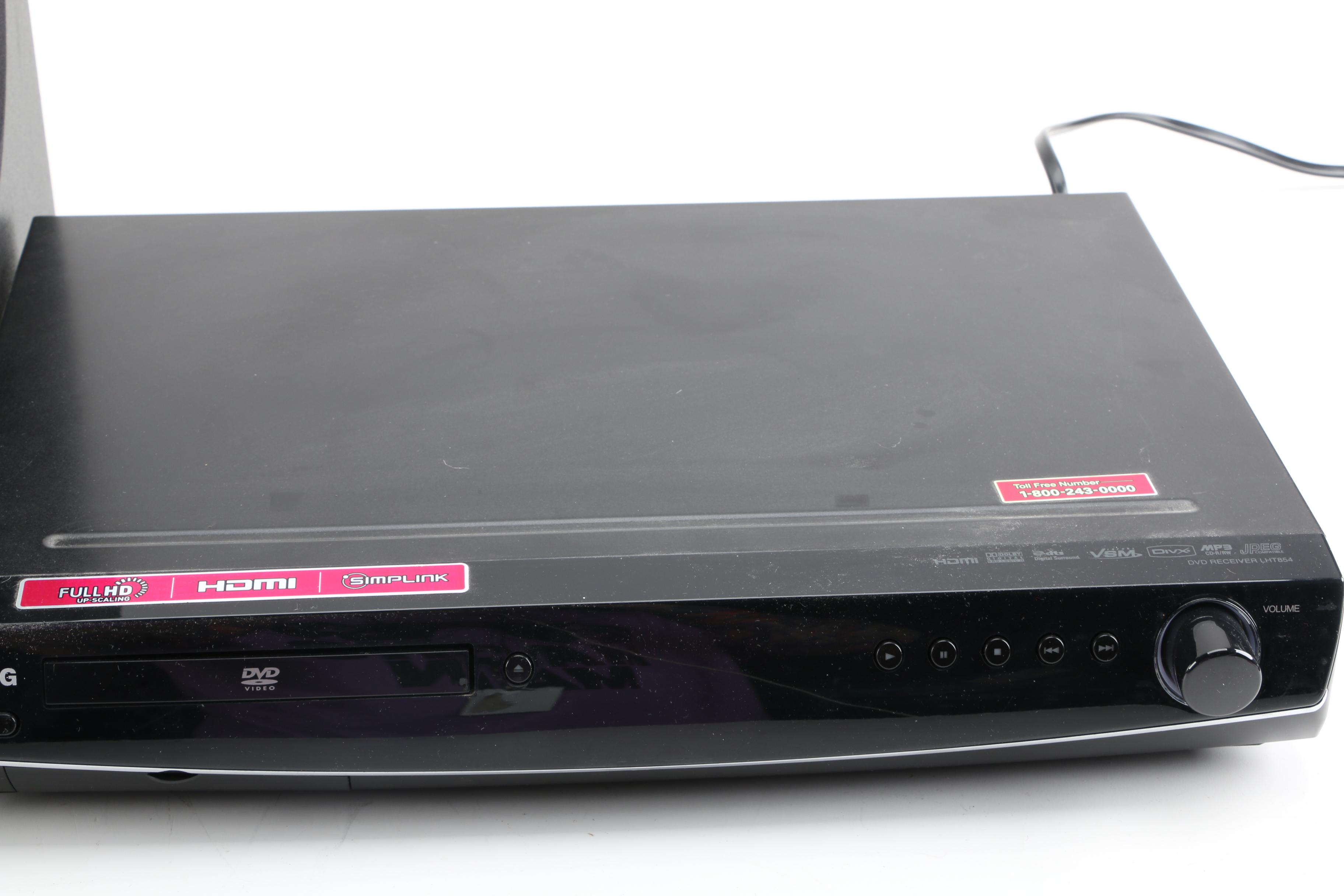 LG Home Theater, Including DVD Receiver and Speaker System