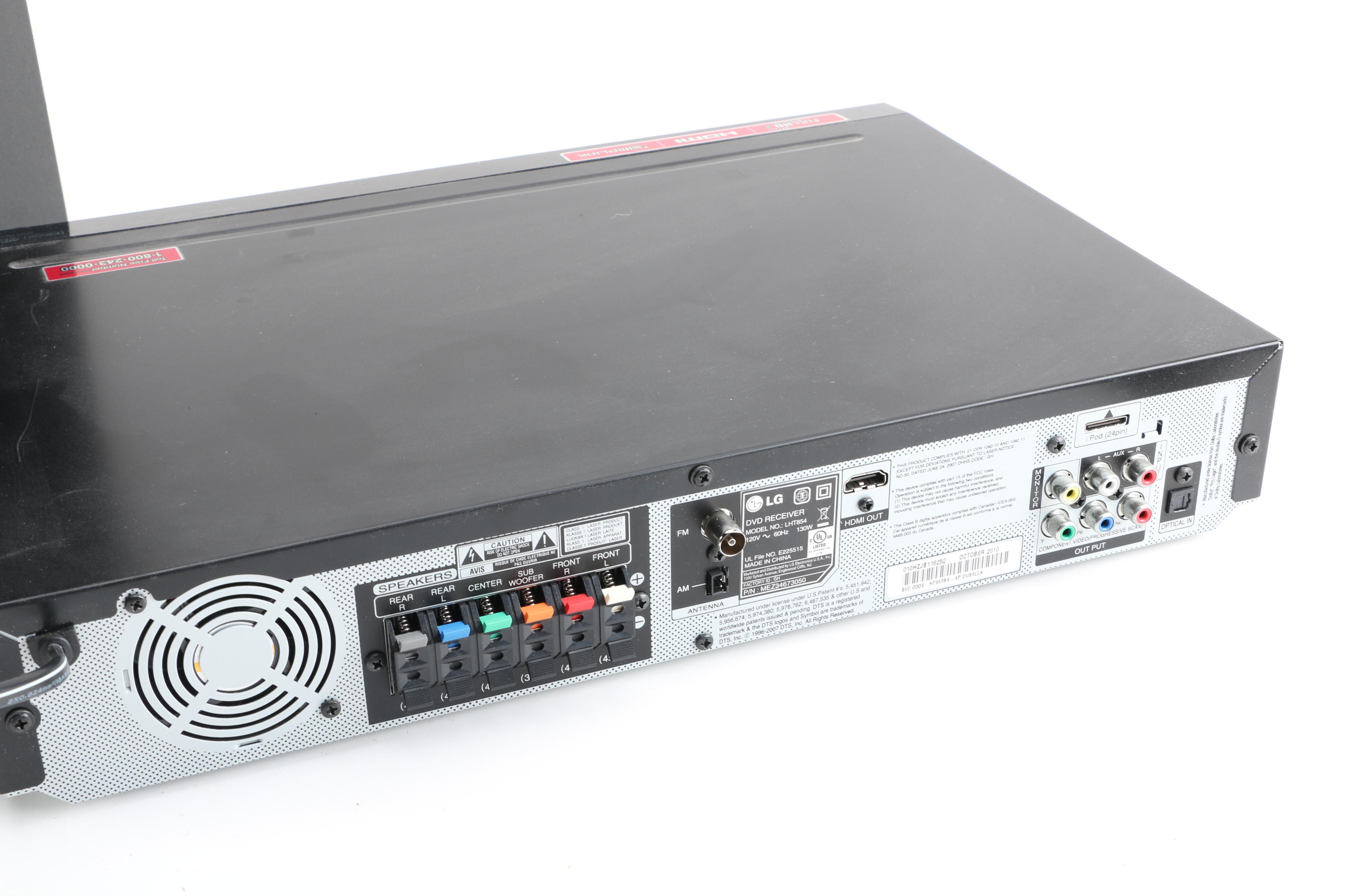 LG Home Theater, Including DVD Receiver and Speaker System