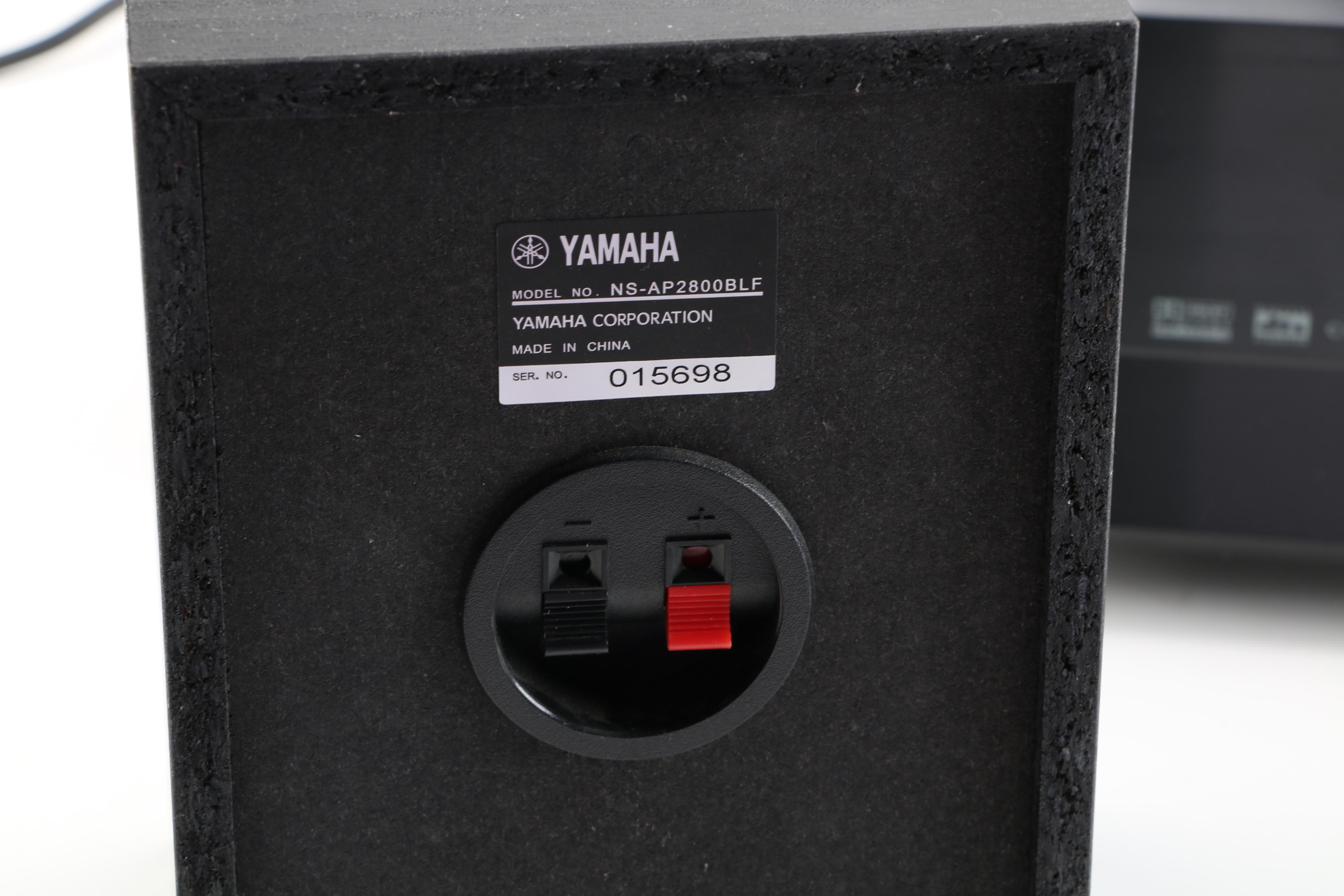 Onkyo HT-R500 Receiver, Onkyo Speaker and Yamaha Speakers